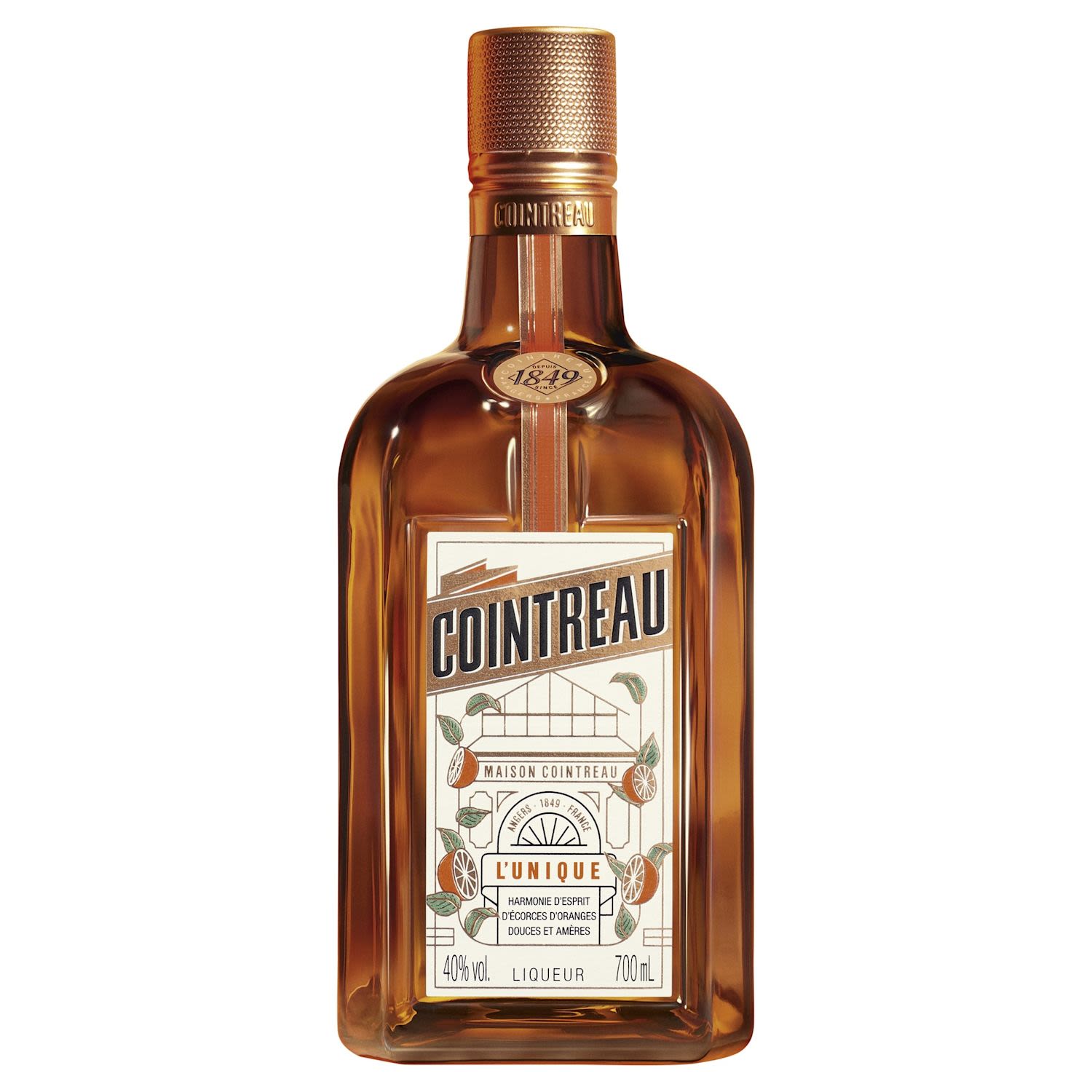 Cointreau Liqueur Bottle