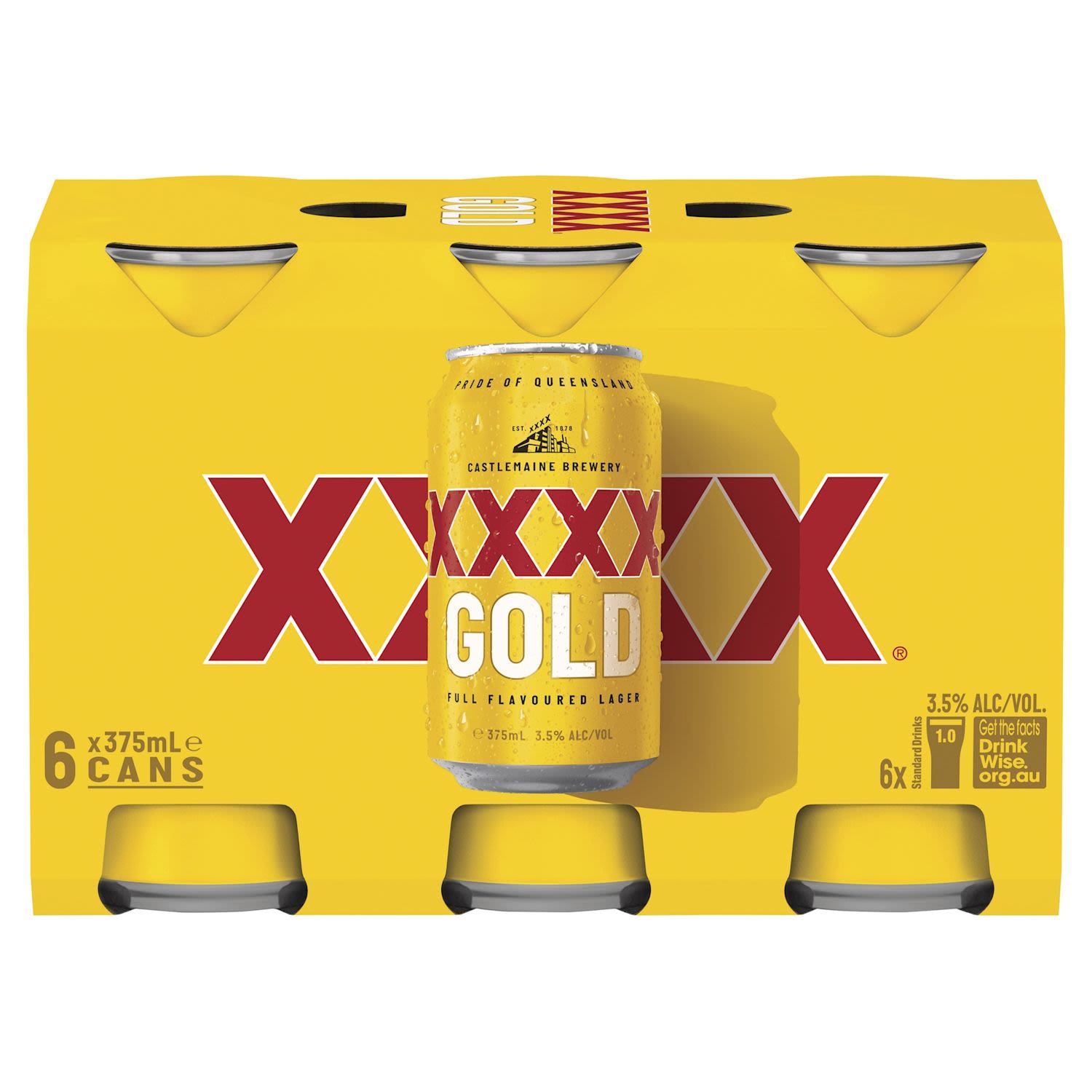 XXXX GOLD Can Cluster