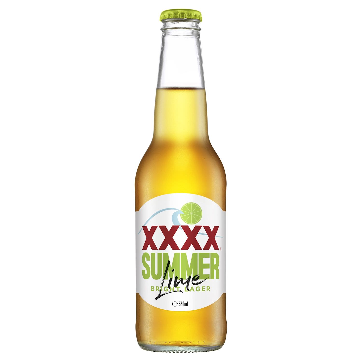 XXXX Summer Bright Lager with Natural Lime Bottle