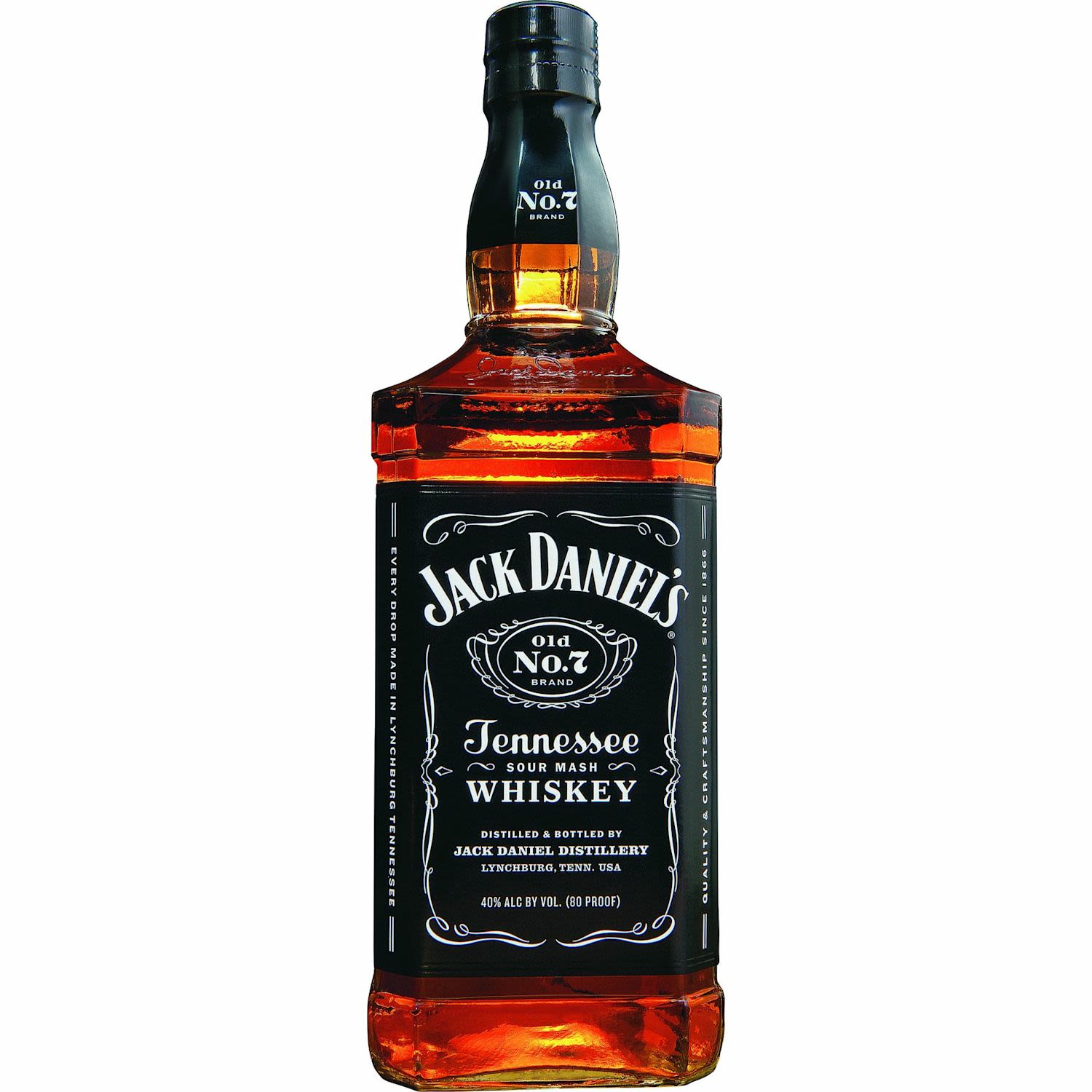 Jack Daniel's Old No. 7 Tennessee Whiskey Bottle 1L