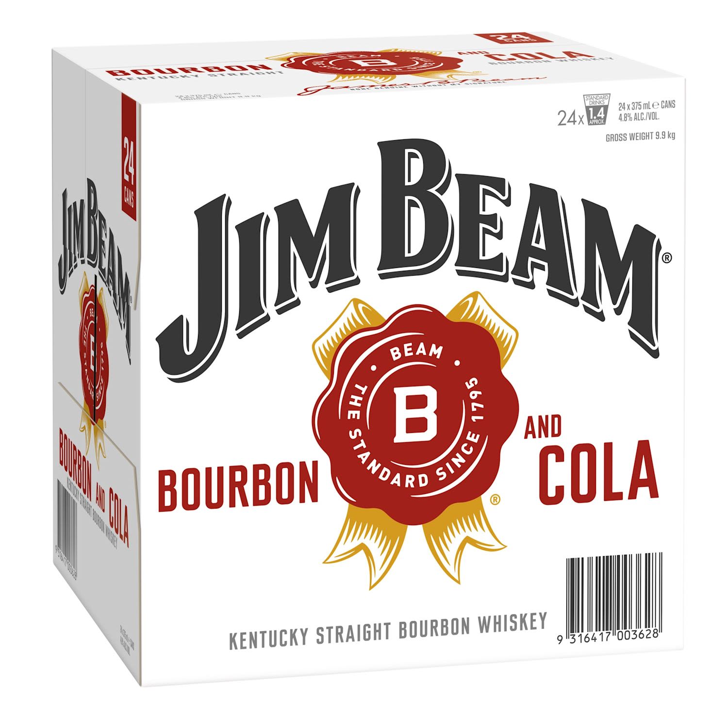 Jim Beam White & Cola Can
