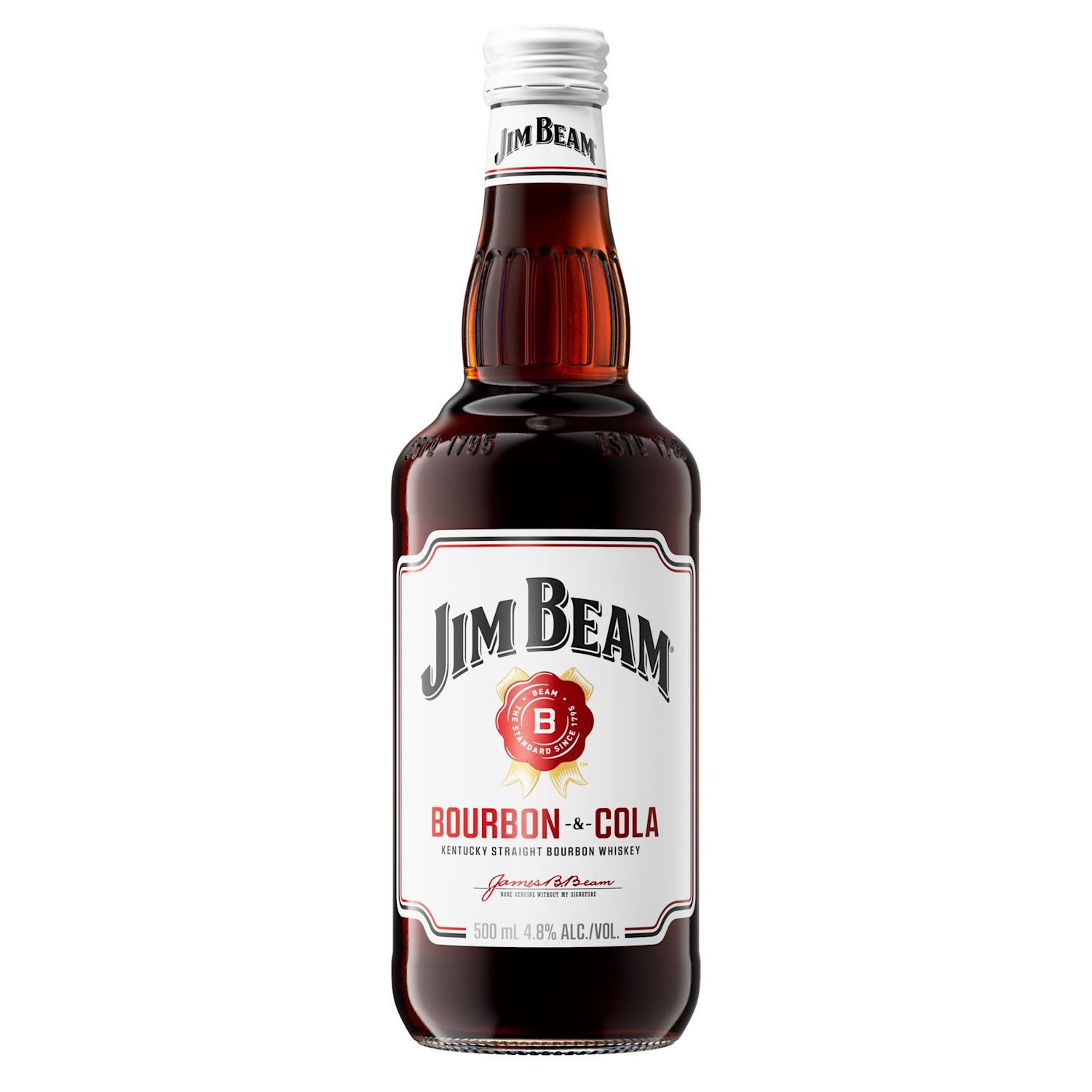 Jim Beam White Label & Cola Bottle