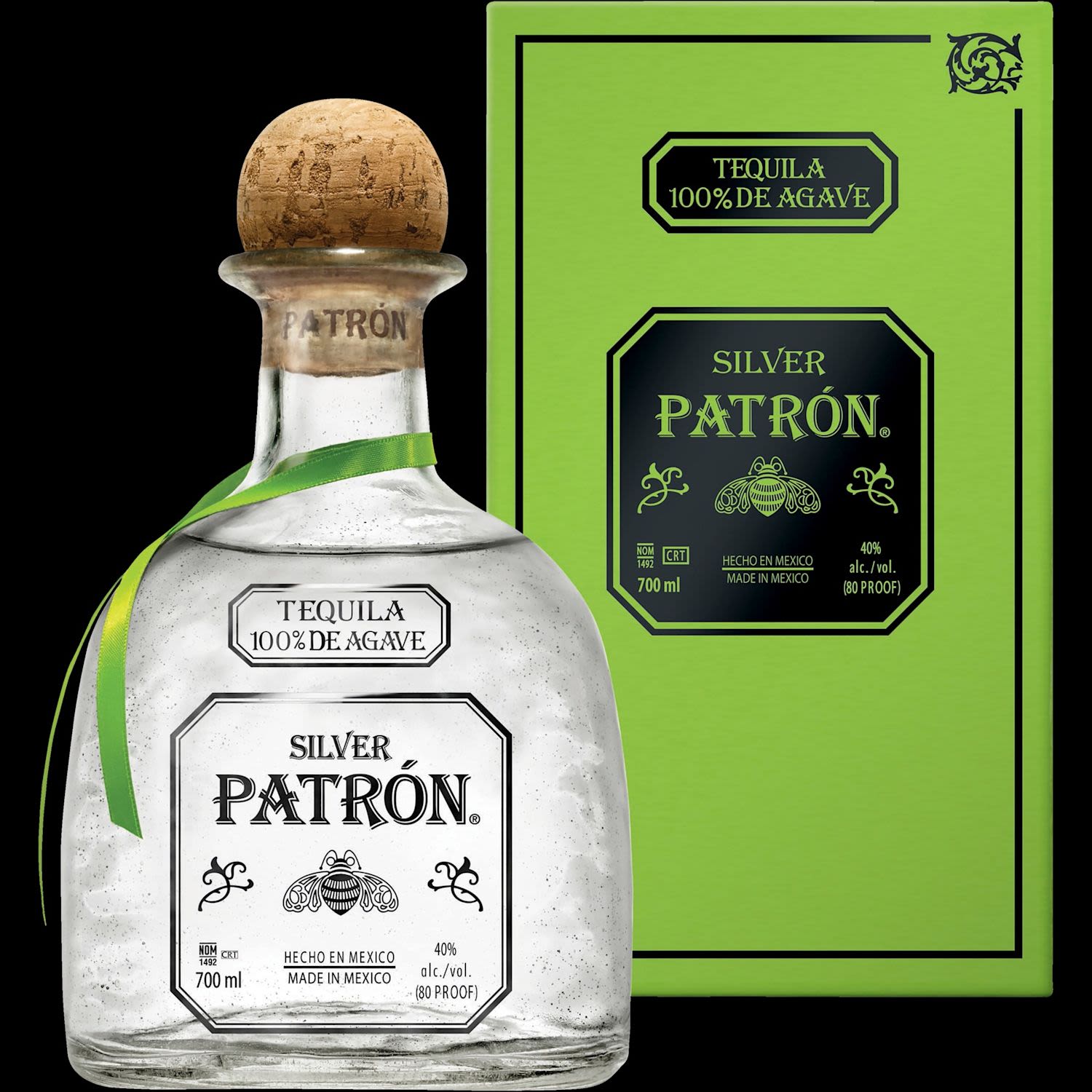 Patron Silver Tequila Bottle