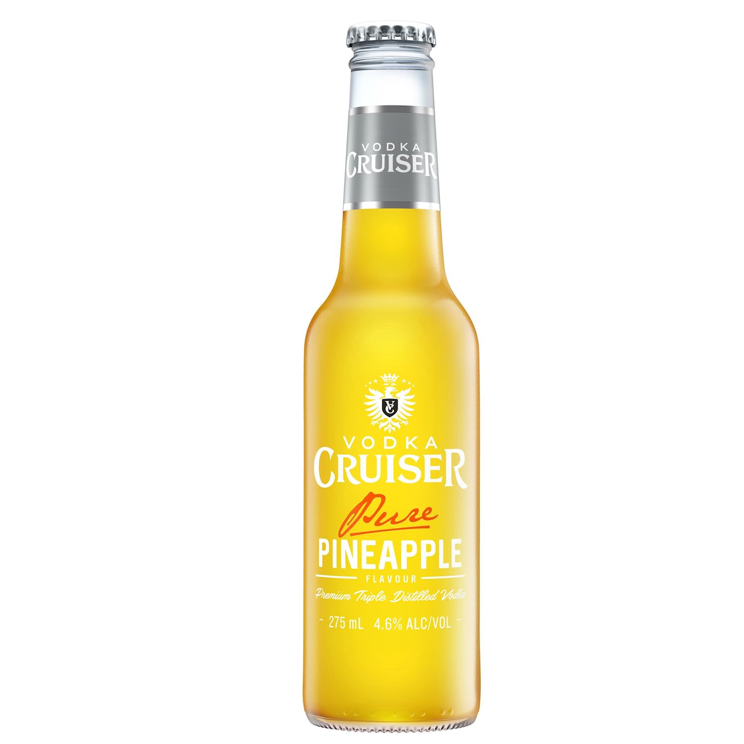 Vodka Cruiser Pure Pineapple 4.6% Bottle