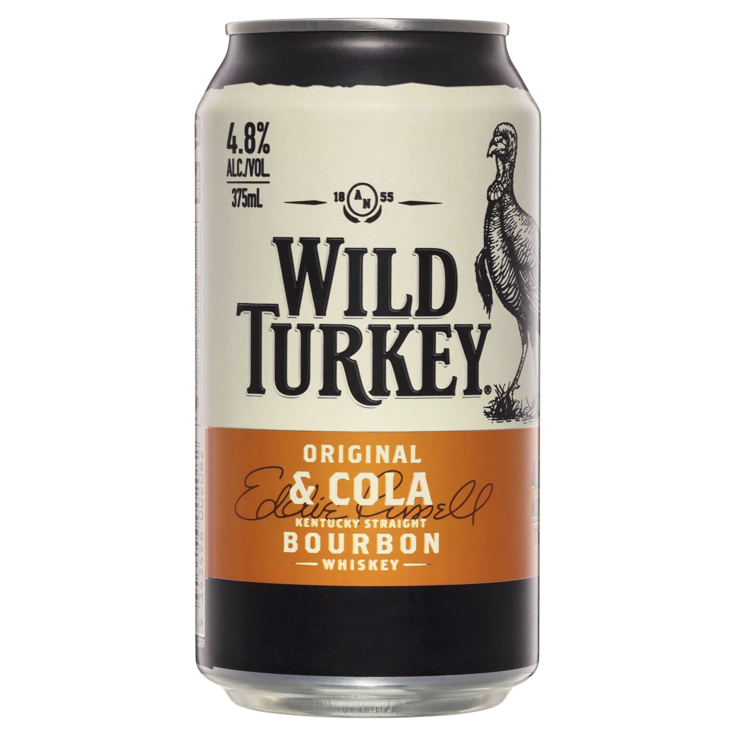 Wild Turkey Original & Cola Can