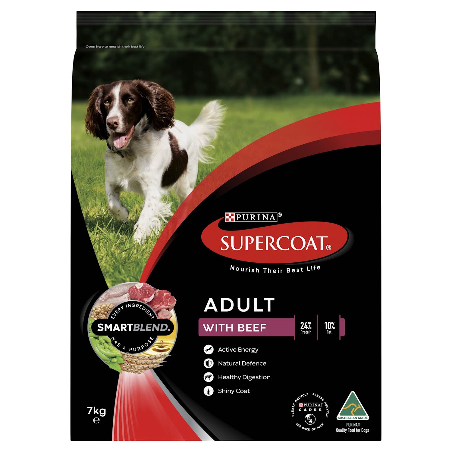 Supercoat Smartblend Adult Dog Food With Beef