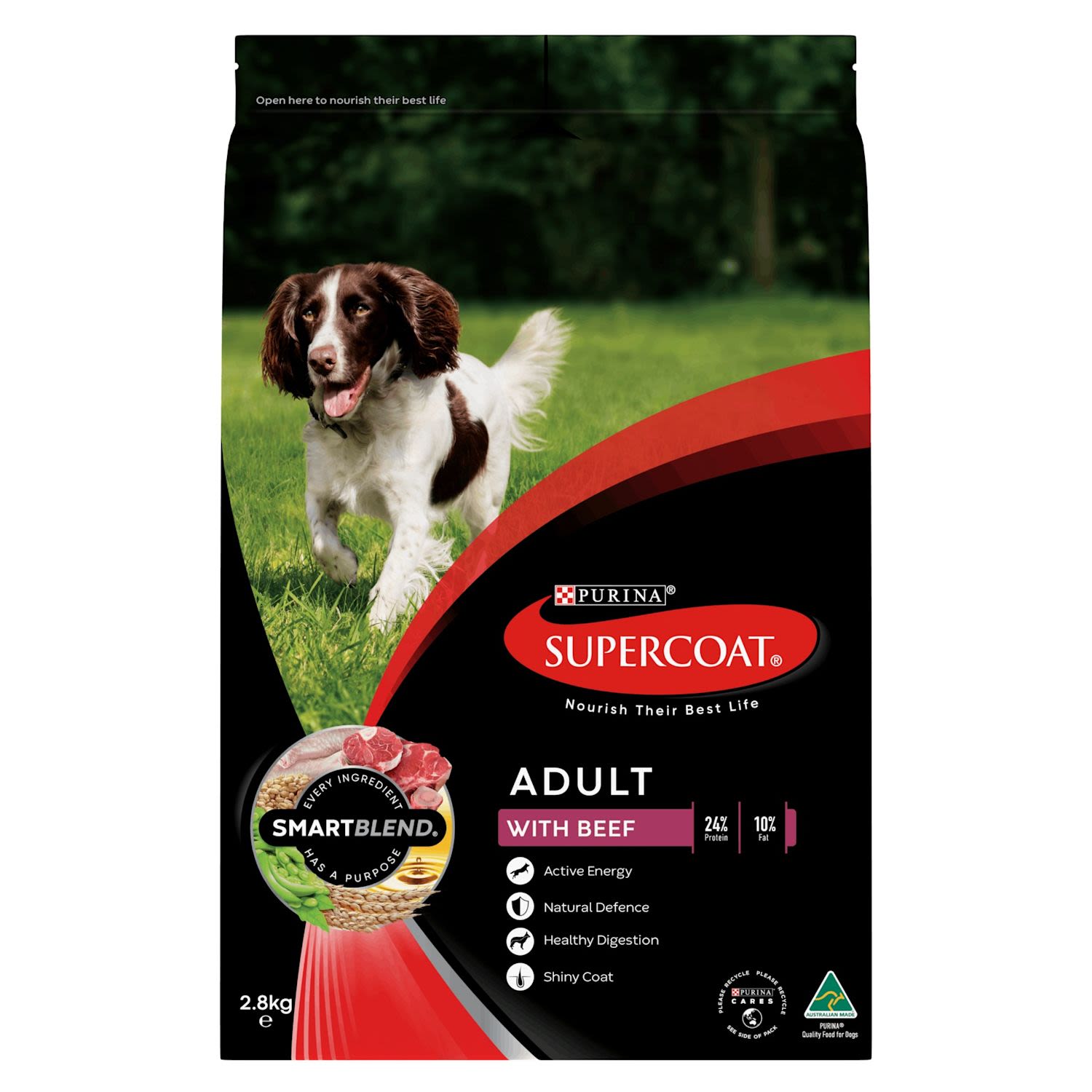 Supercoat Smartblend Adult Dog Food With Beef