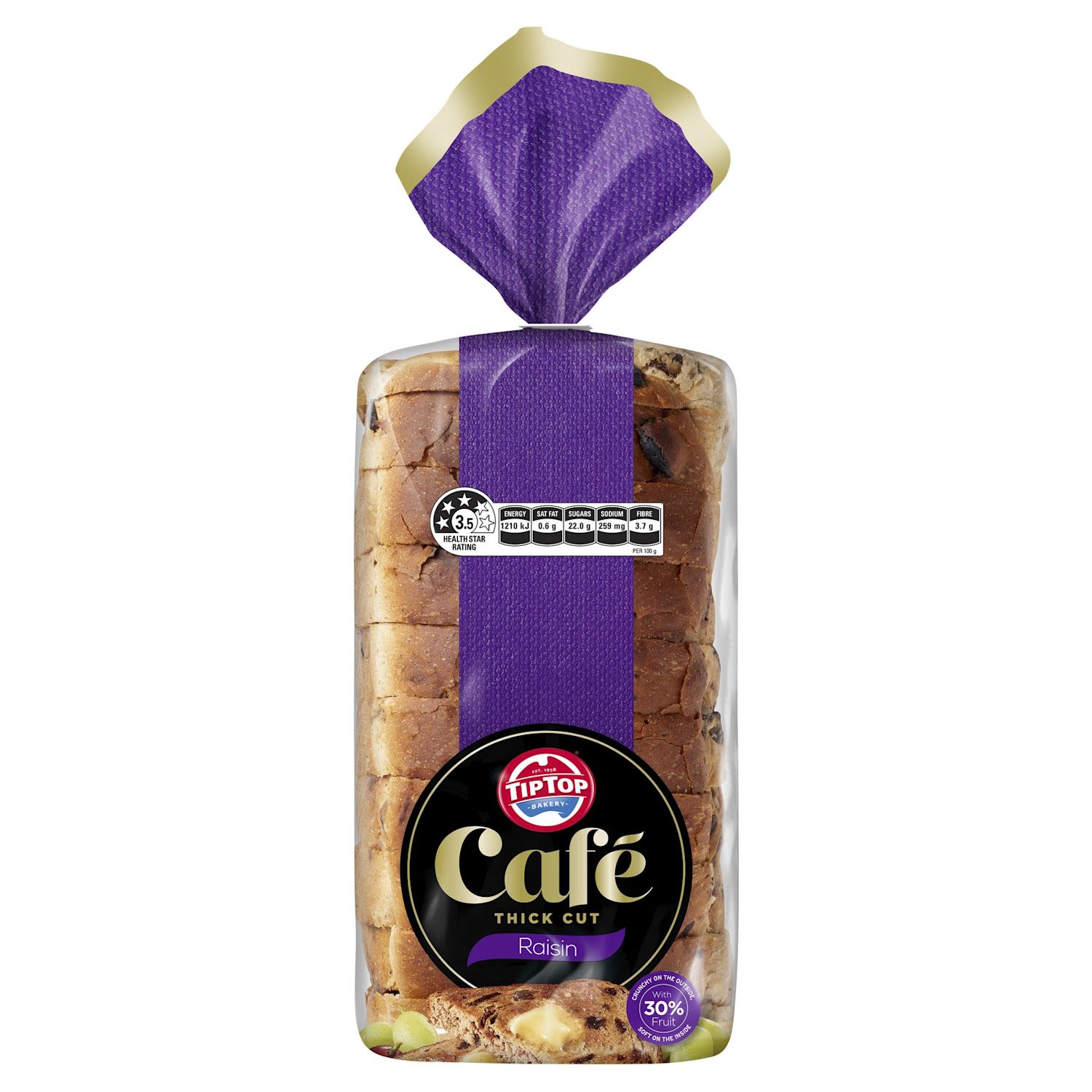 Tip Top Bread Cafe Raisin Toast