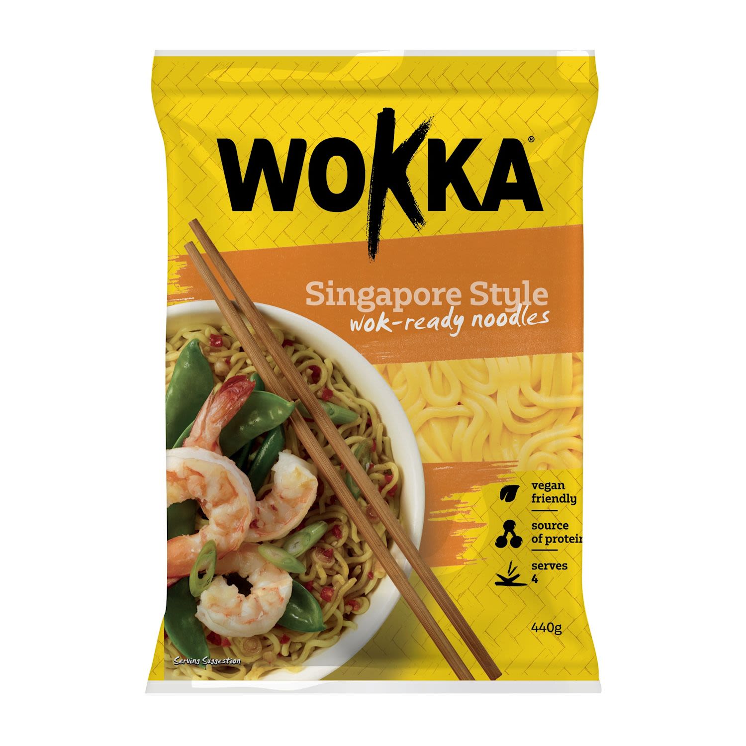 Wokka Singapore Style Wok-Ready Noodles
