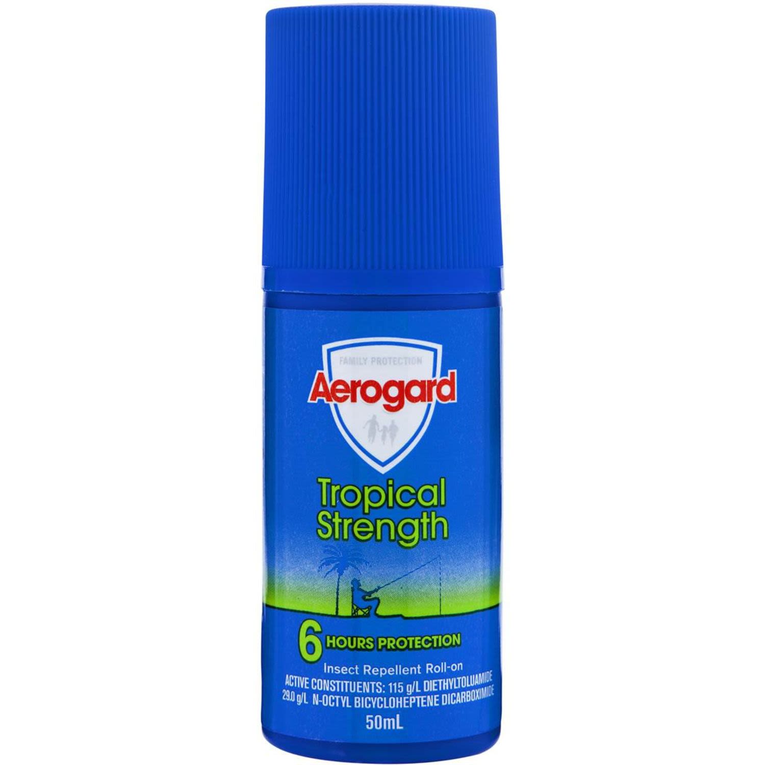 <p>Aerogard Tropical Strength Insect Repellent Roll</p><p>- 6 hour protection against mosquitoes<br />- Also repels flies, sandflies, leeches, ticks and other annoying and biting insects.</p><p>Usage Information: Apply to all exposed skin. Reapply as necessary in cases of excessive perspiration. Not to be used for any purpose or in any manner, contrary to this label unless authorised. </p><br /> <br />
