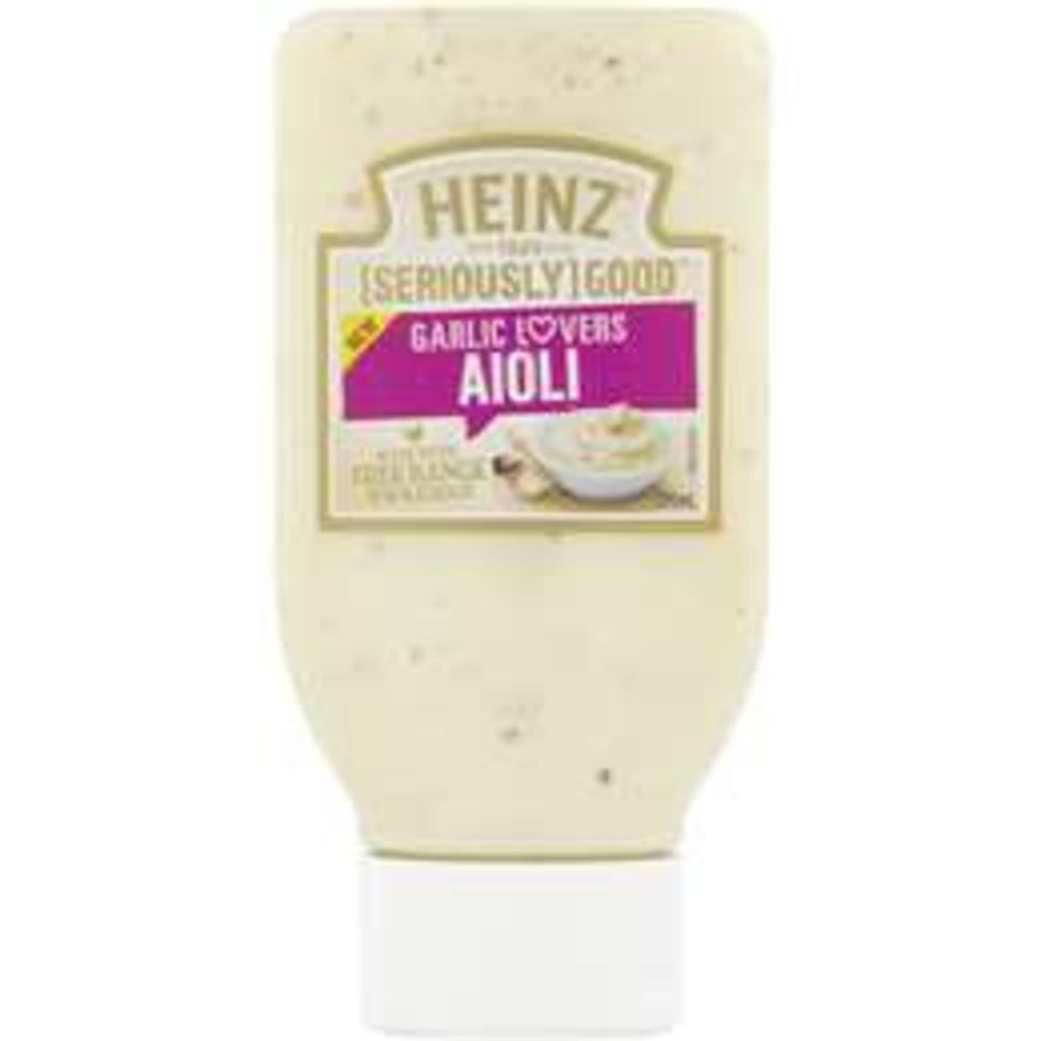 Heinz [Seriously] Good Garlic Aioli Squeezy Bottle, 295 Millilitre