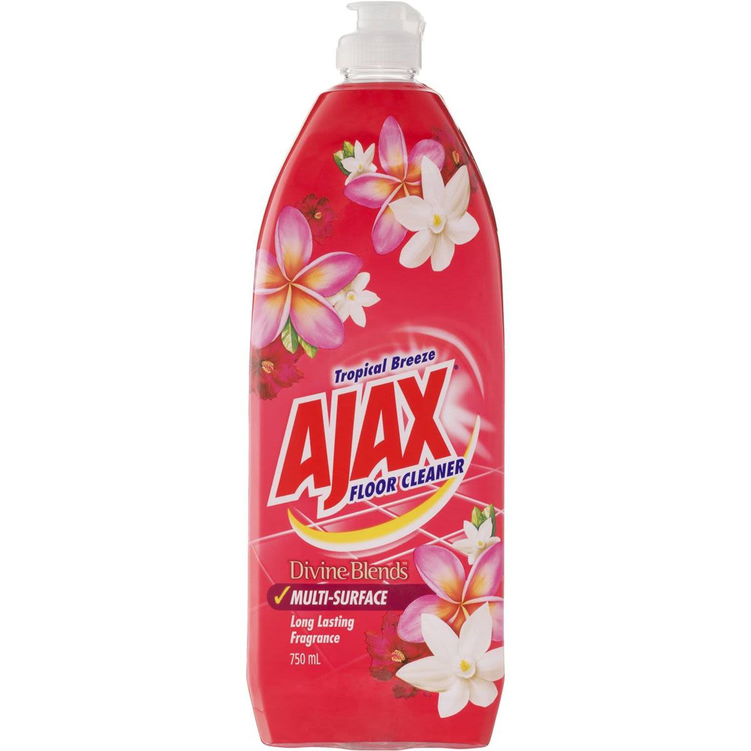 Ajax Divine Blends Floor Cleaner Tropical Breeze Slate, 750 Millilitre