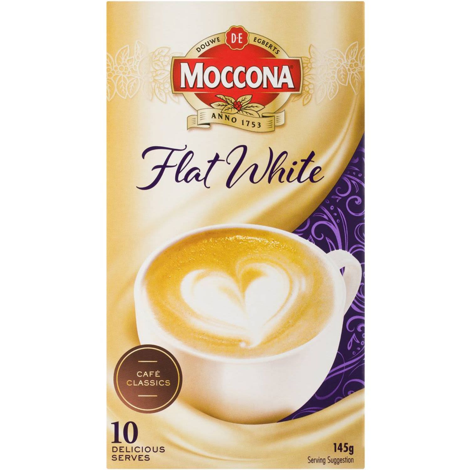 Moccona Flat White, 10 Each
