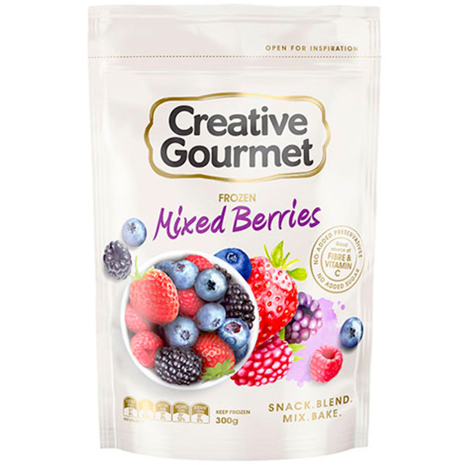 Creative Gourmet Mixed Berries, 300 Gram