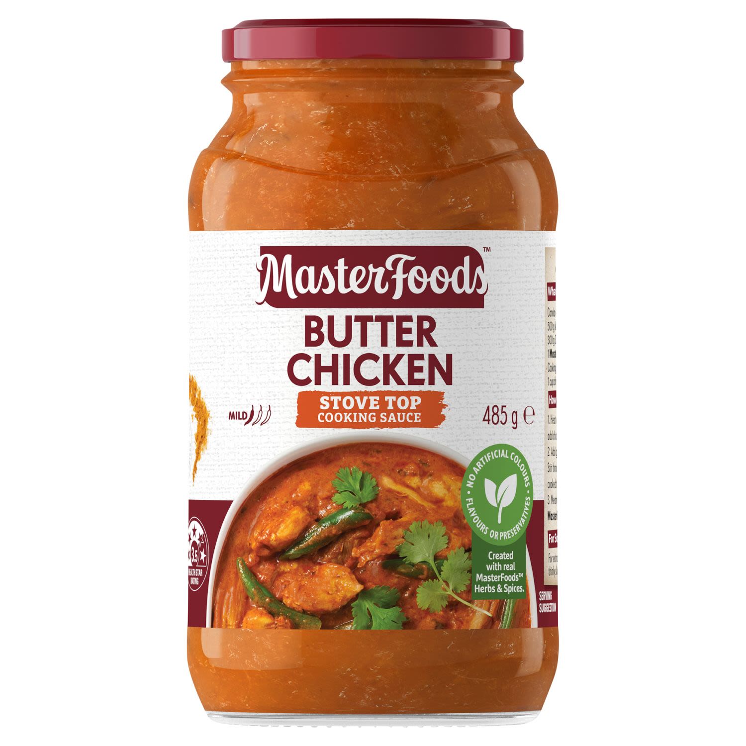 MasterFoods™ Simmer Sauce Butter Chicken, 485 Gram