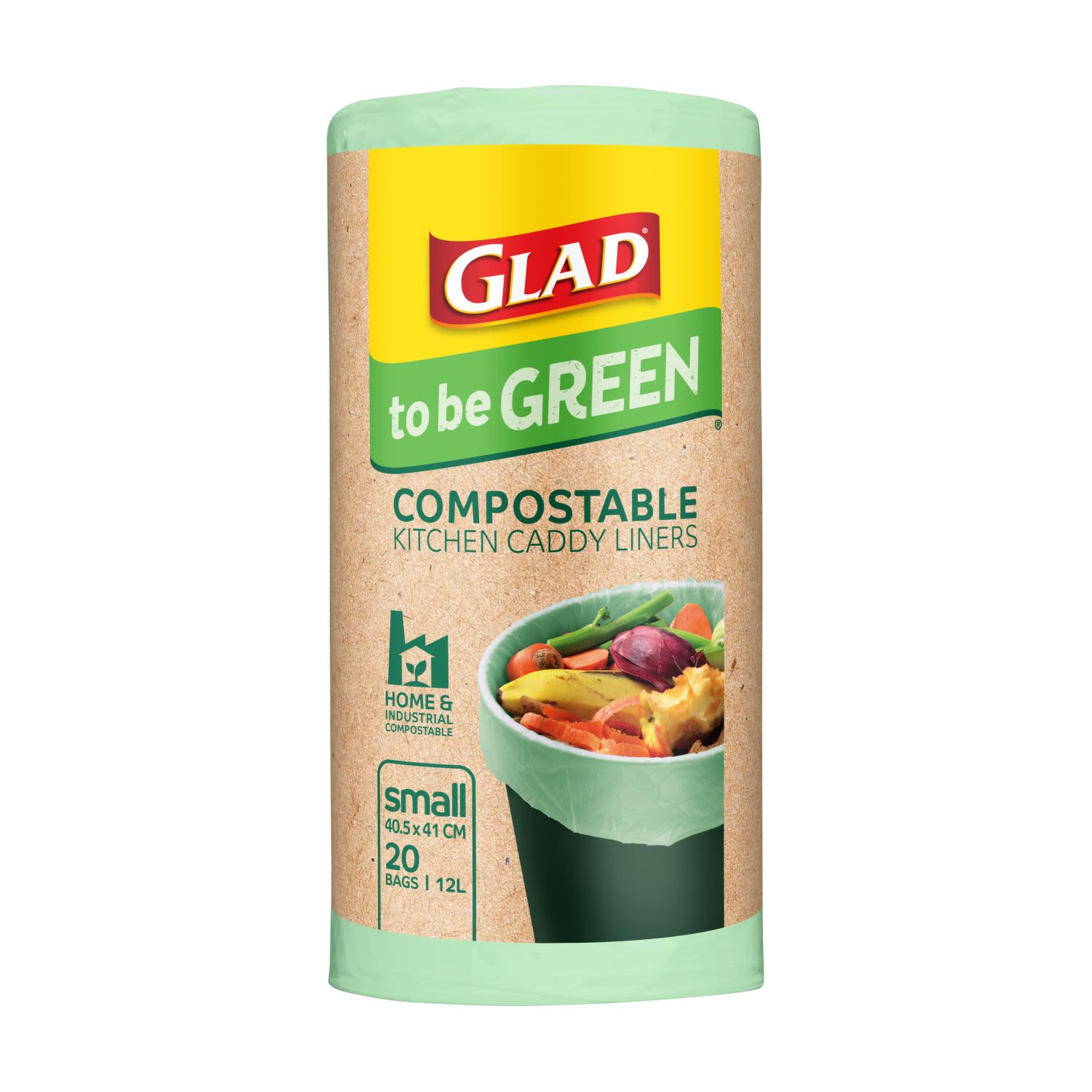 Glad To Be Green Compostable Small, 20 Each