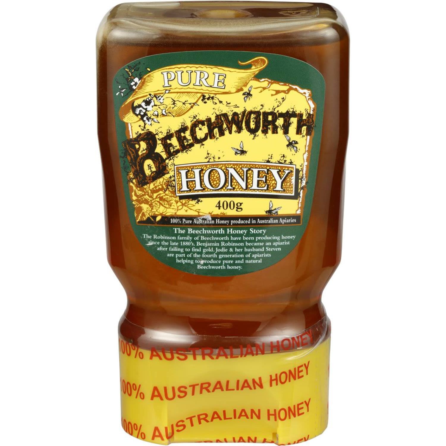 Beechworth Pure Squeezable Honey, 400 Gram