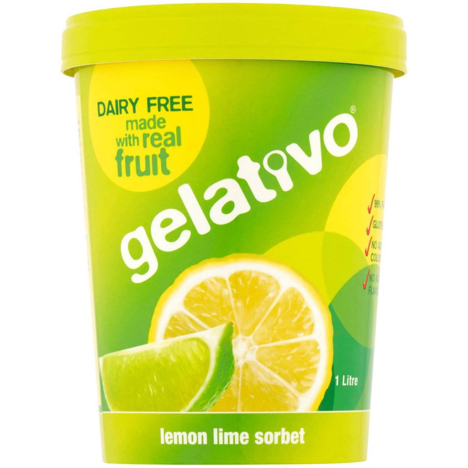 Gelativo Sorbet Lemon Lime, 1 Litre
