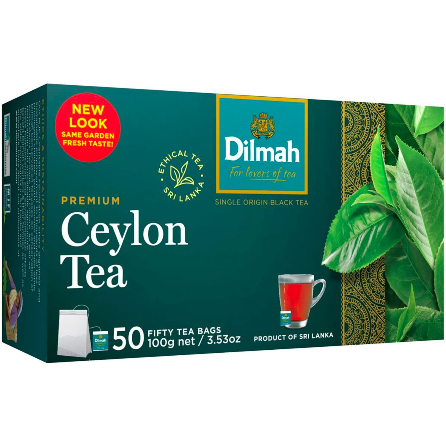 Dilmah Premium Tea Bags, 50 Each