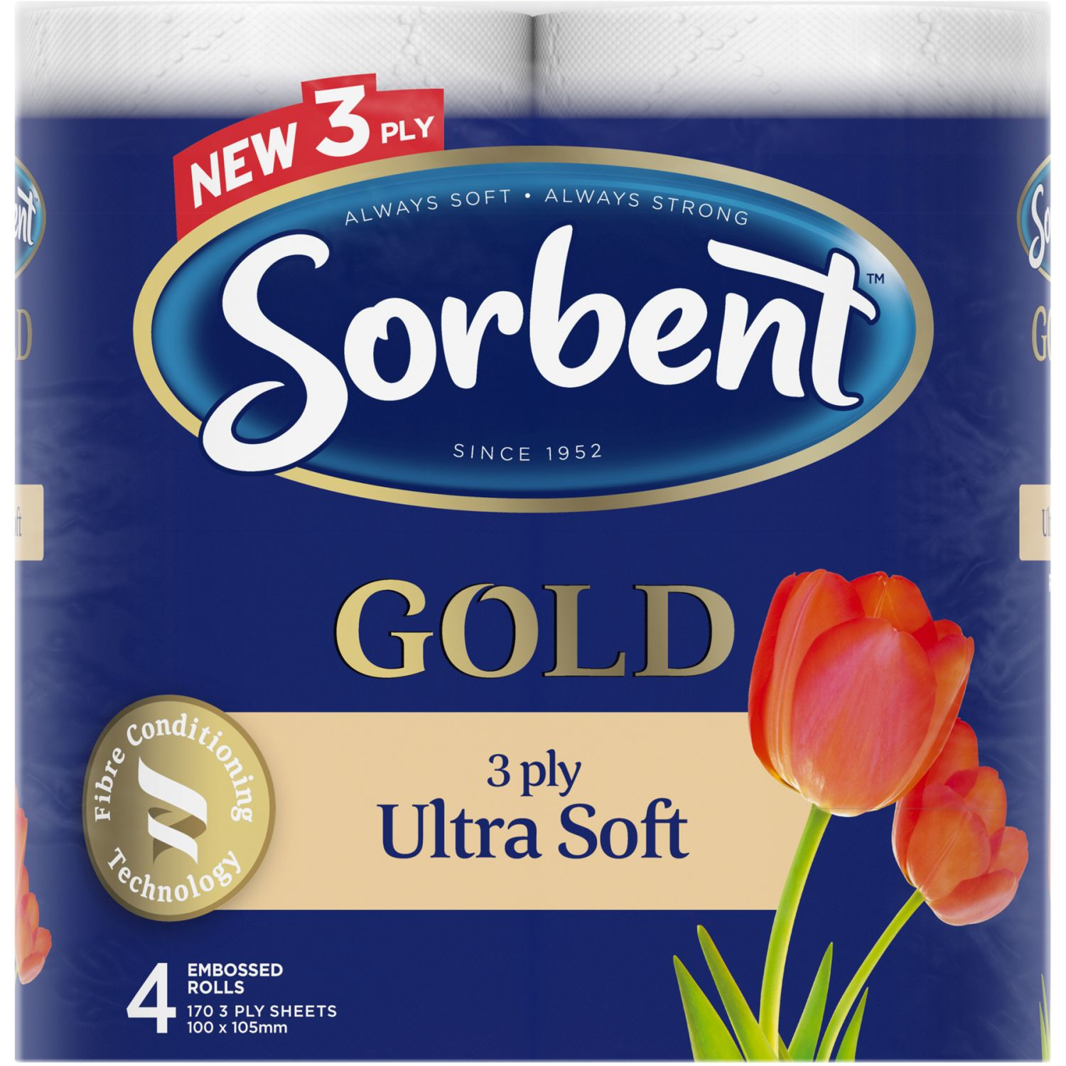 Gold Ultra Soft, 4 Each