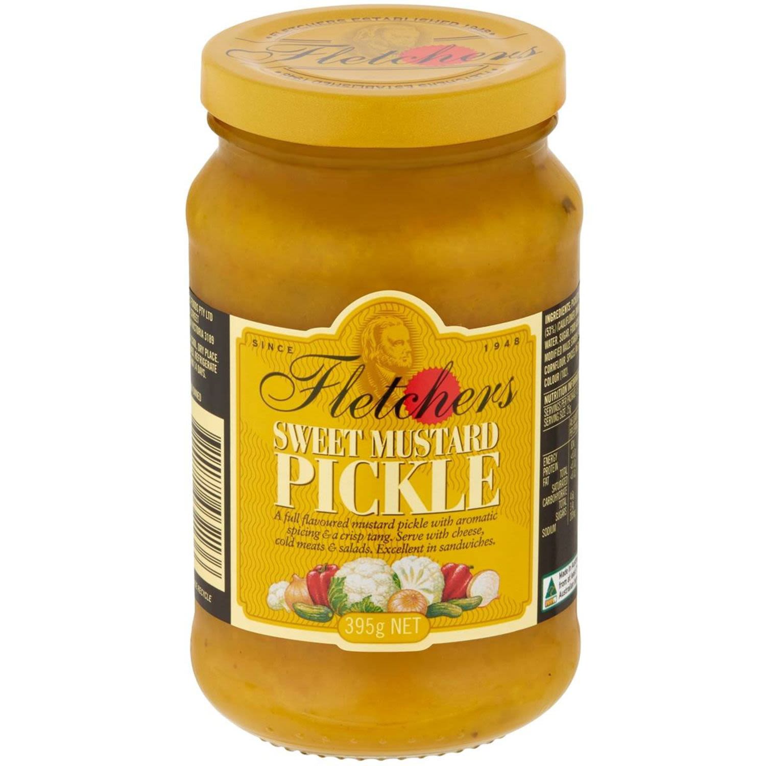 Fletchers Pickles Sweet Mustard