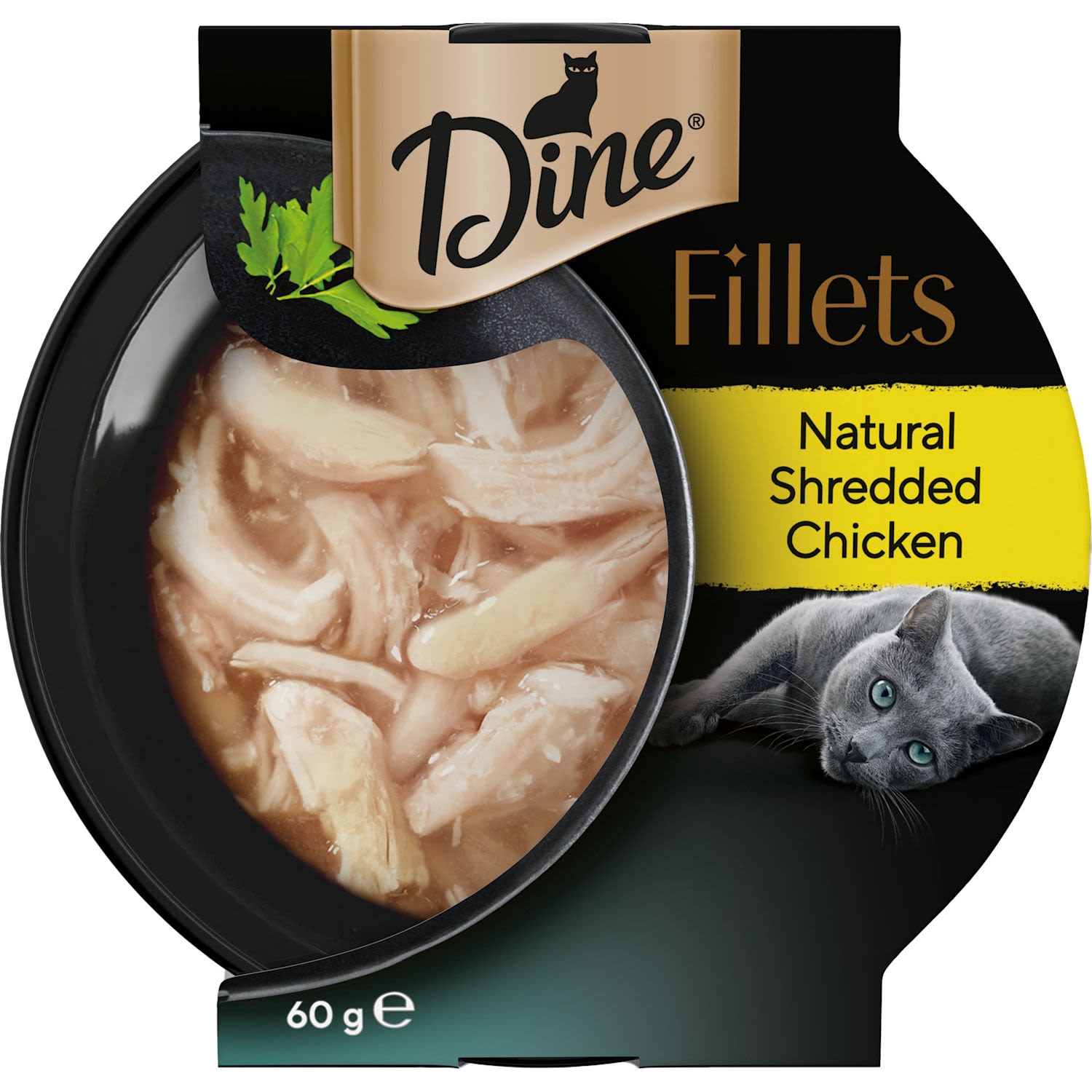 Dine Fillets with Natural Shredded Chicken
