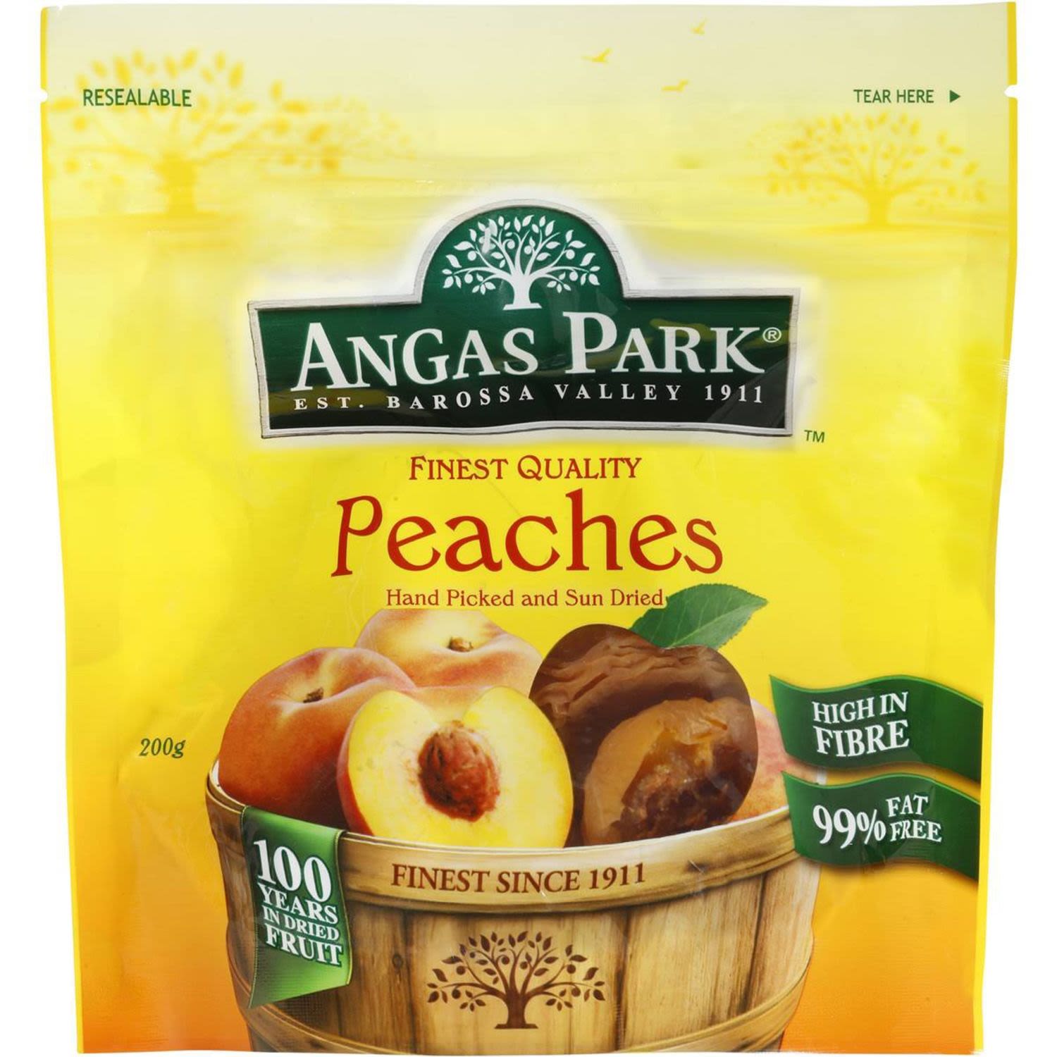 Angas Park Peaches, 200 Gram