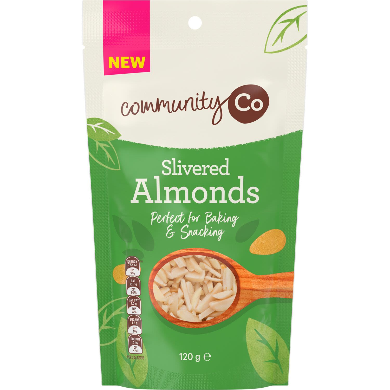 Community Co Slivered Almonds, 120 Gram