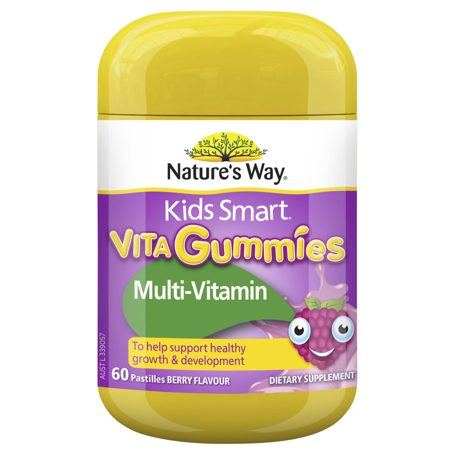Nature's Way Kids Smart Vita Gummies Multi-Vitamin + Vegies, 60 Each