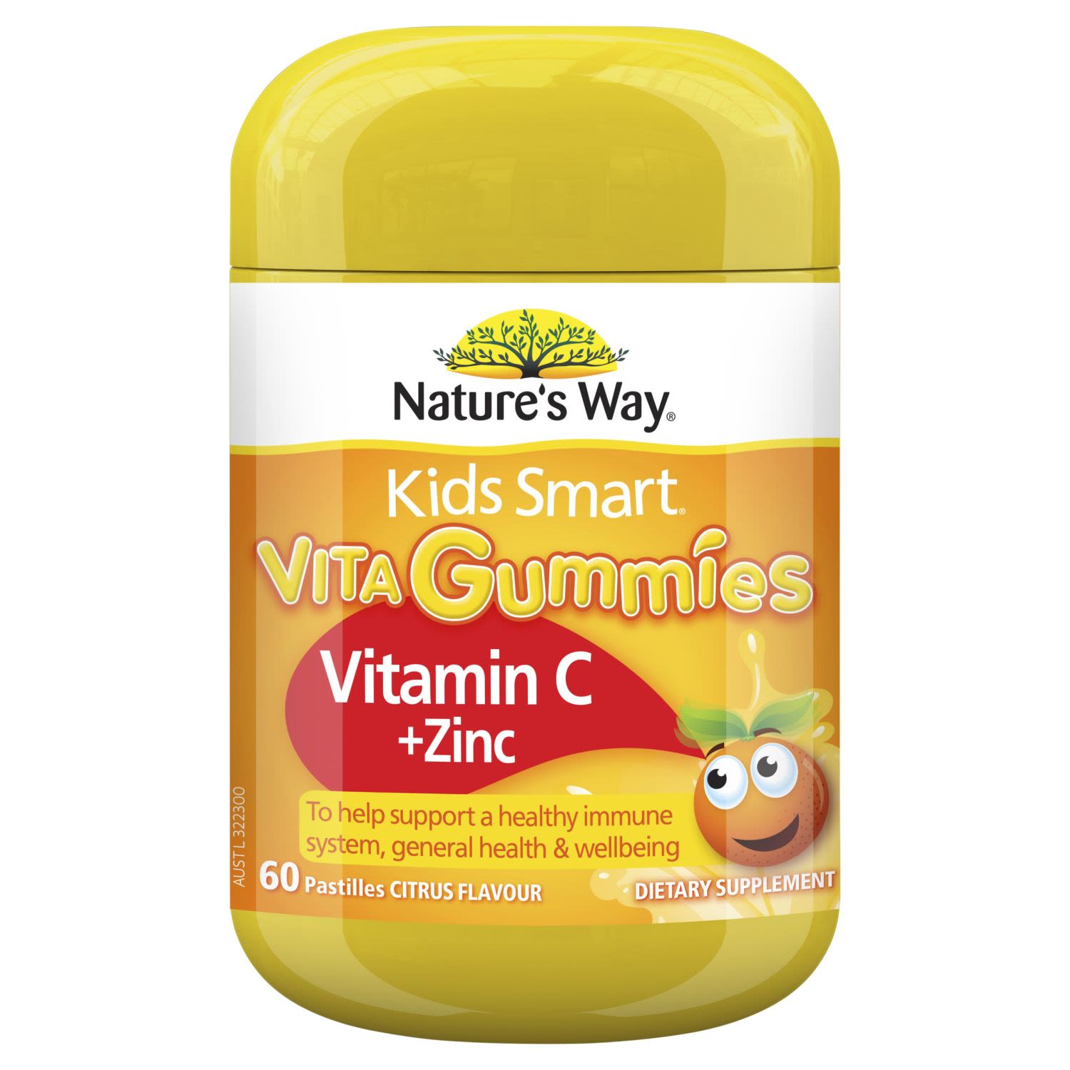Nature's Way Kids Smart Vita Gummies Vitamin C + Zinc, 60 Each