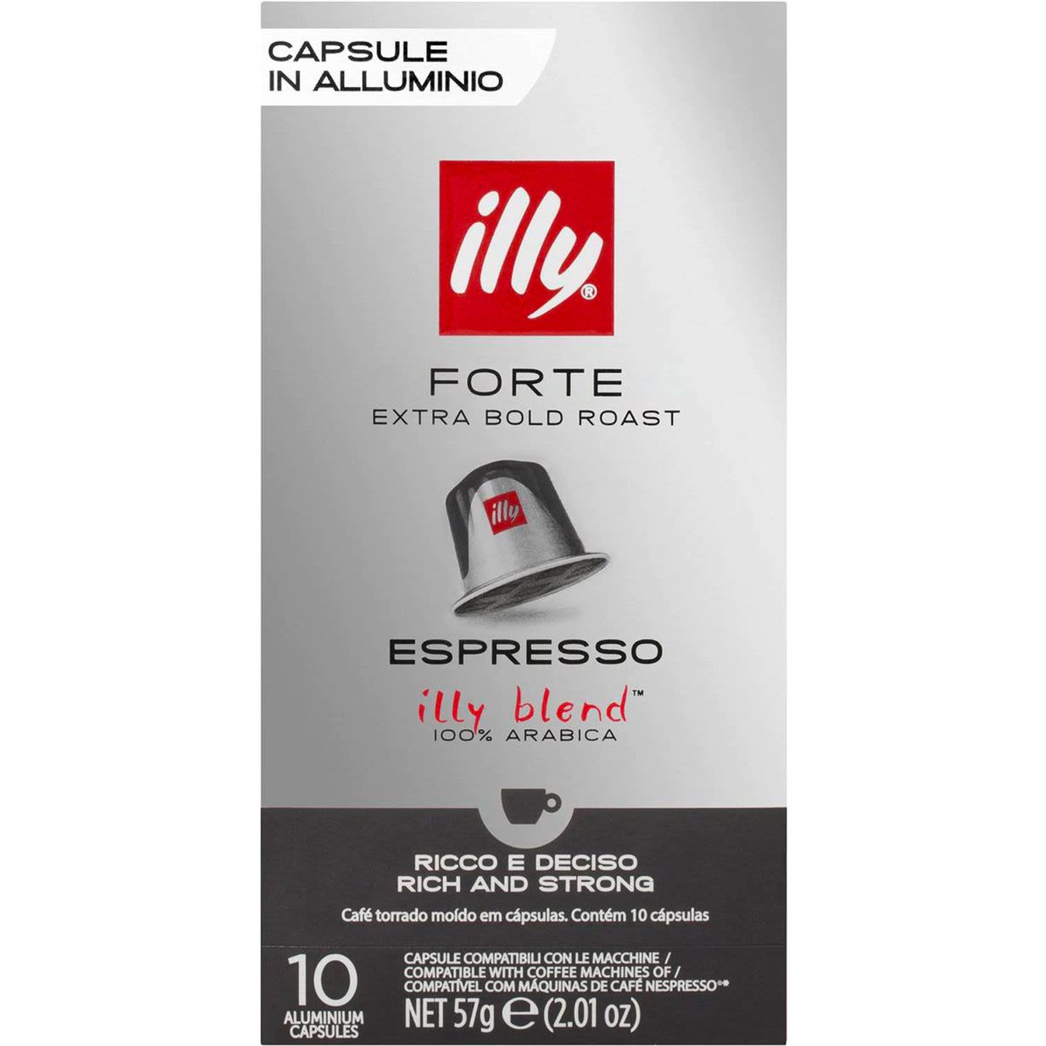 Illy Espresso Forte Capsules, 10 Each