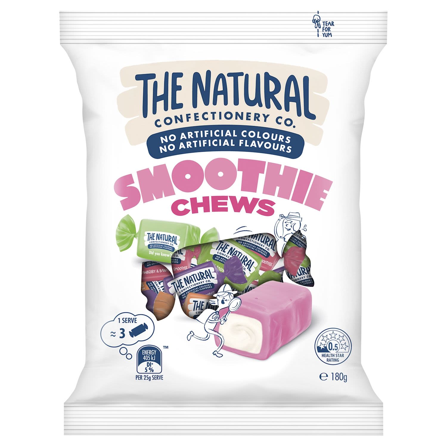 The Natural Confectionery Co. Chews Smoothie Bags