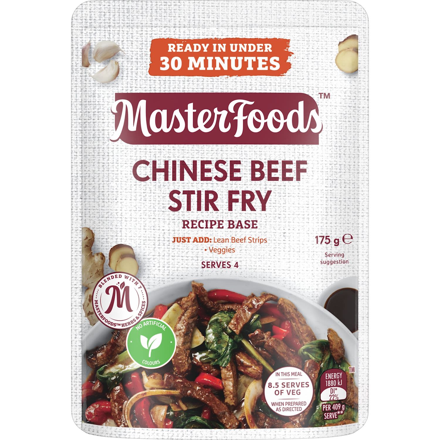 MasterFoods Chinese Beef Stir Fry Recipe Base