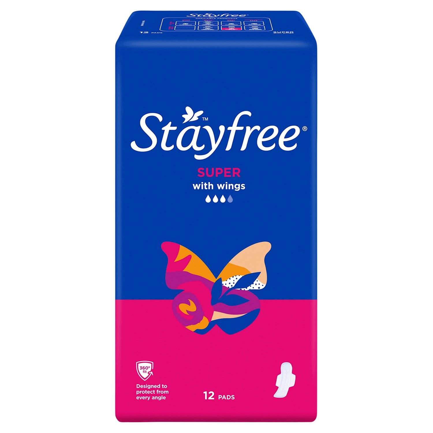 Stayfree 12 pack