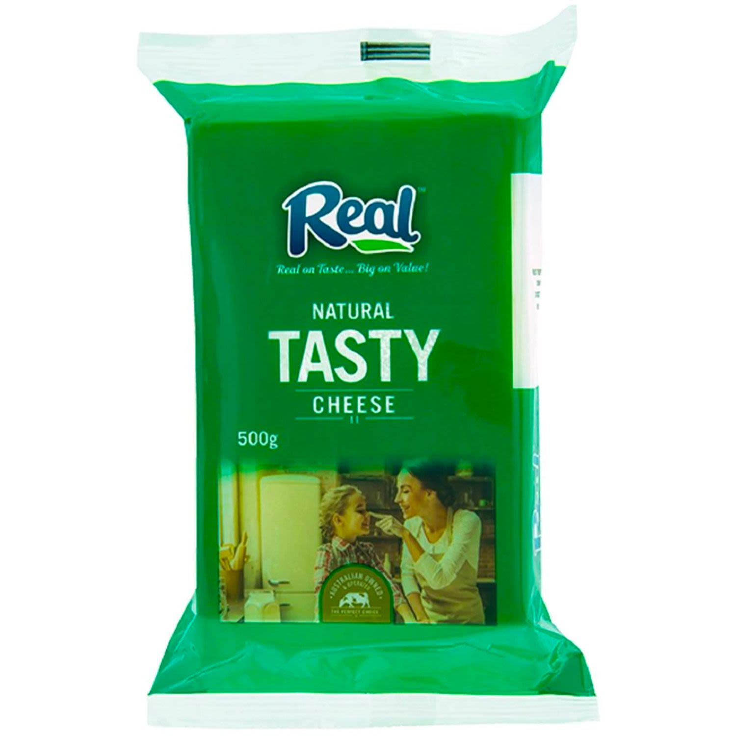 The Real Natural Tasty Cheddar Cheese Block