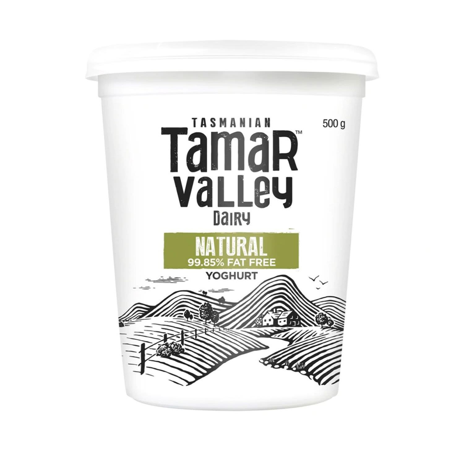 Tamar Valley 99.85% Fat Free Natural Yoghurt, 500 Gram