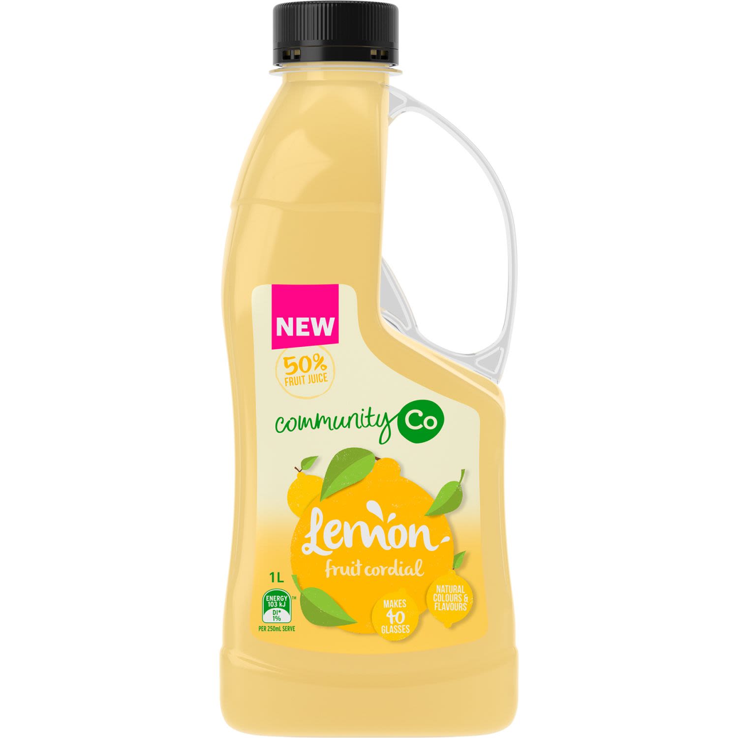 Community Co Cordial Lemon, 1 Litre
