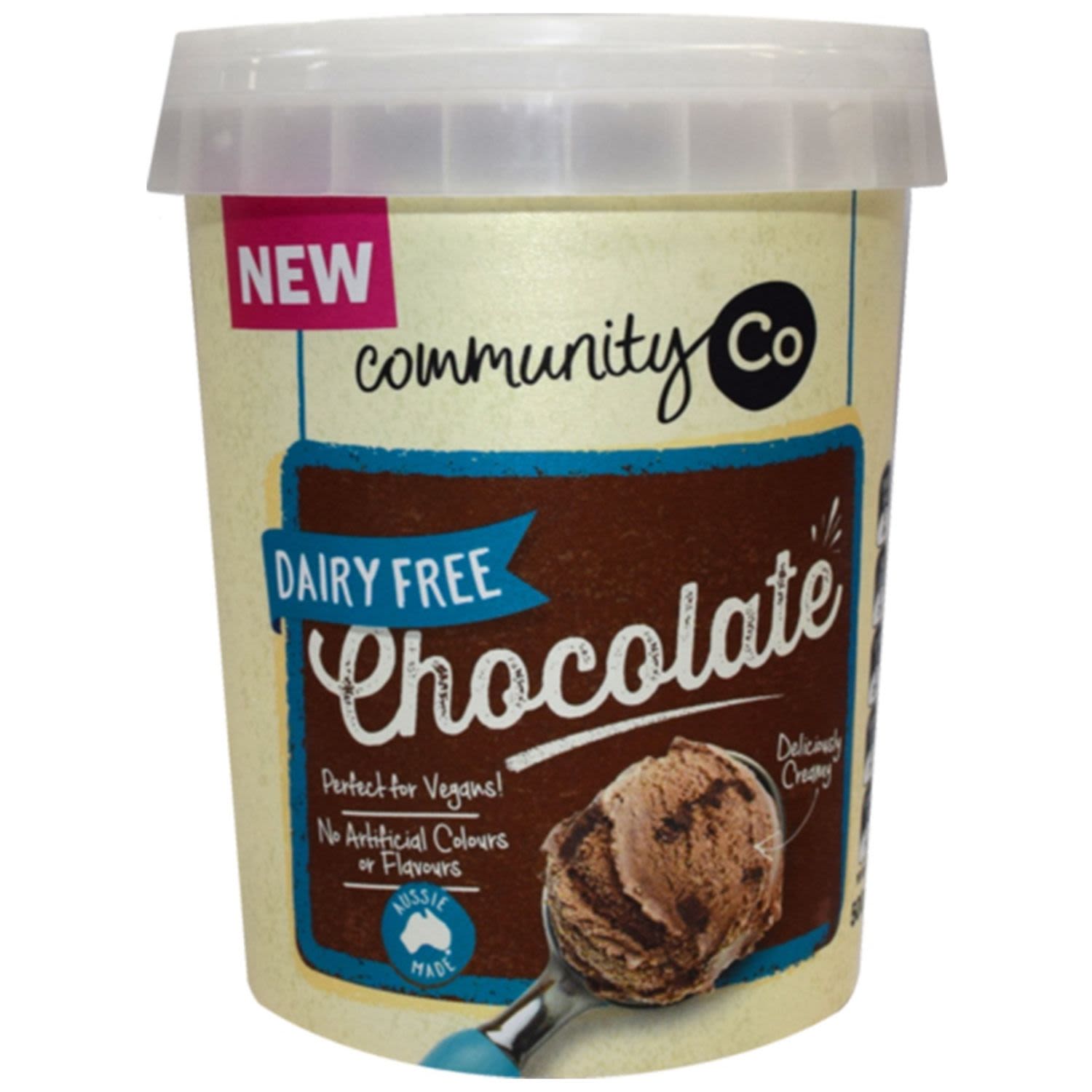Community Co Dairy Free Chocolate Icecream, 500 Millilitre