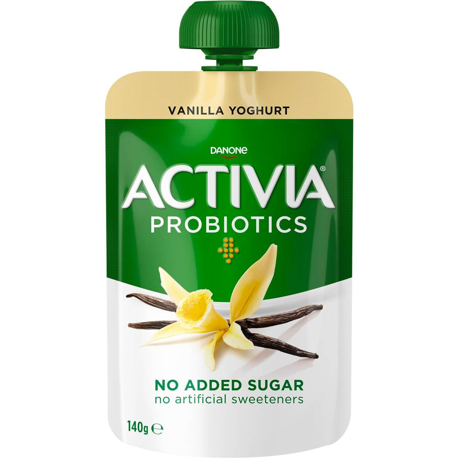 Activia Pouch Vanilla, 140 Gram