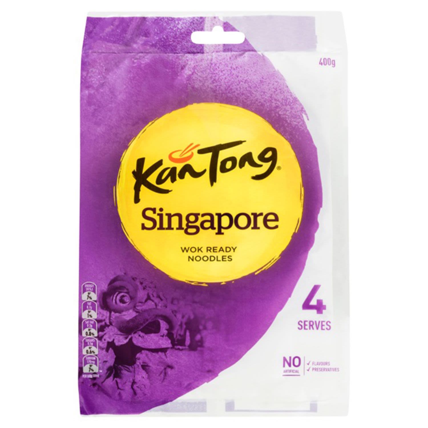 Kan Tong Inspirations Singapore Style Noodles, 2 Each