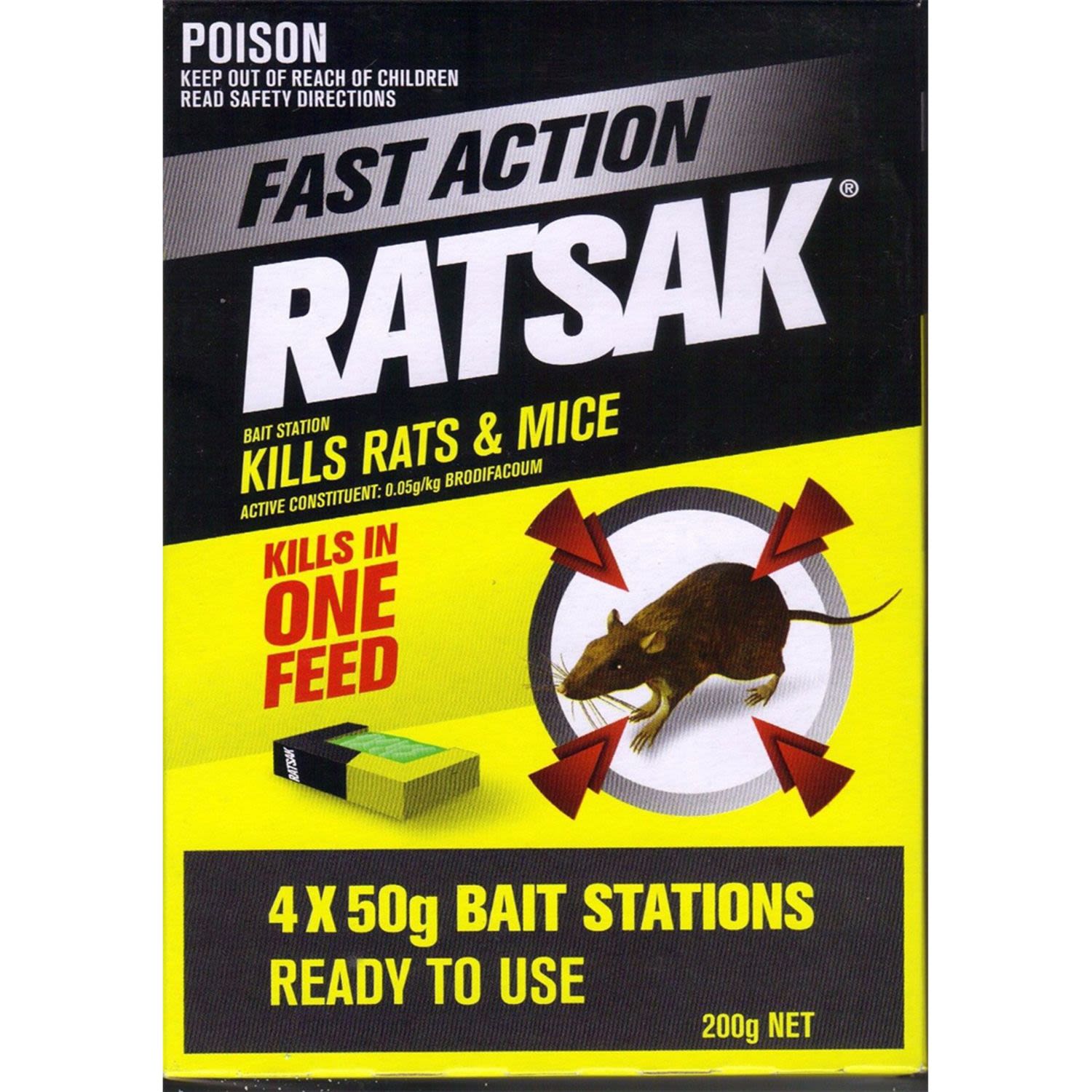 Ratsak Fast Action, 200 Gram