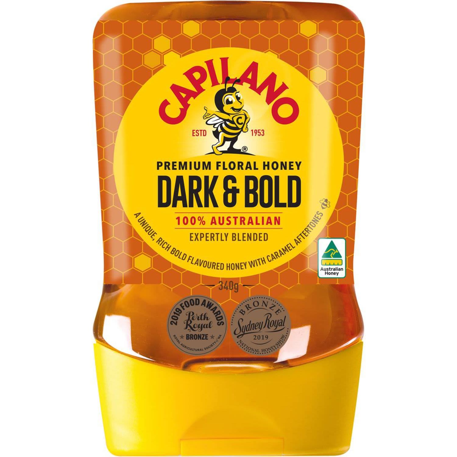  Enjoy the bold flavour of Capilano pure Australian Dark & Bold honey and it's caramel afternotes in stir fries, marinades, roasted veggies or your coffee as a natural substitute for sugar.<br /> <br />