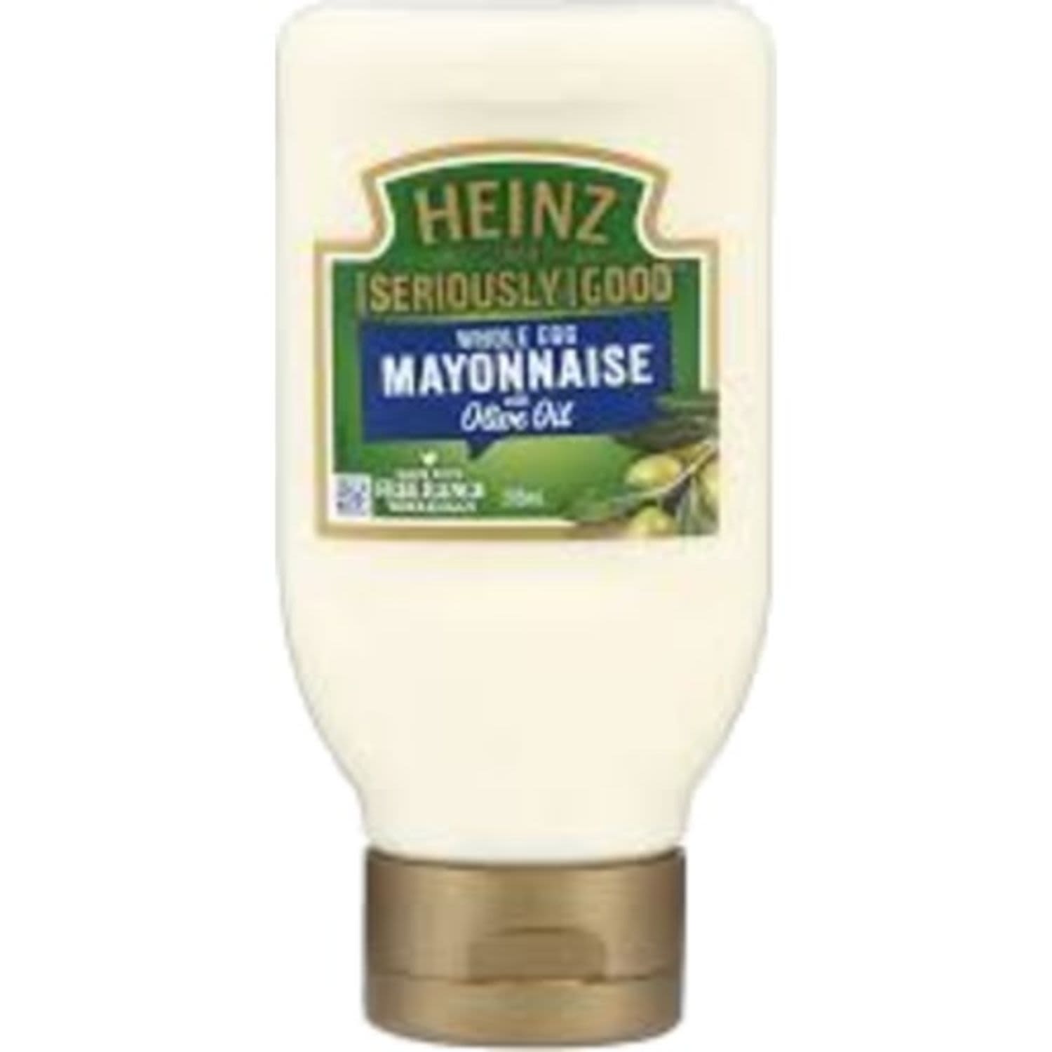 Heinz Mayonnaise Whole Egg Olive Oil , 295 Millilitre