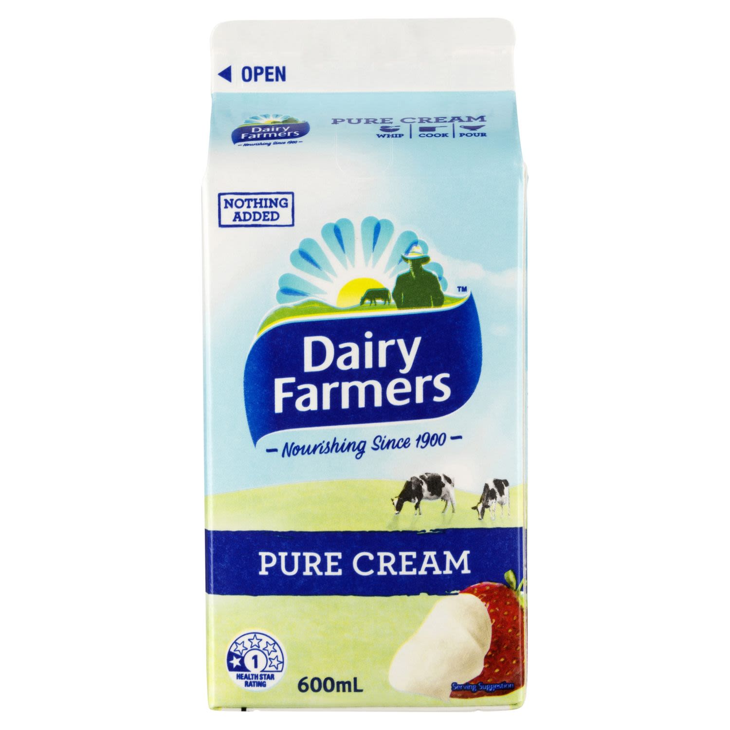 Dairy Farmers Fresh Cream, 600 Millilitre