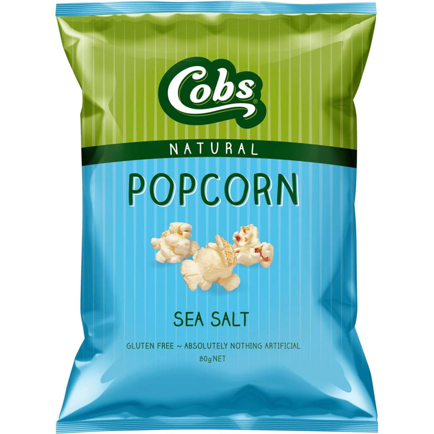 Cobs Popcorn Sea Salt Gluten Free, 80 Gram