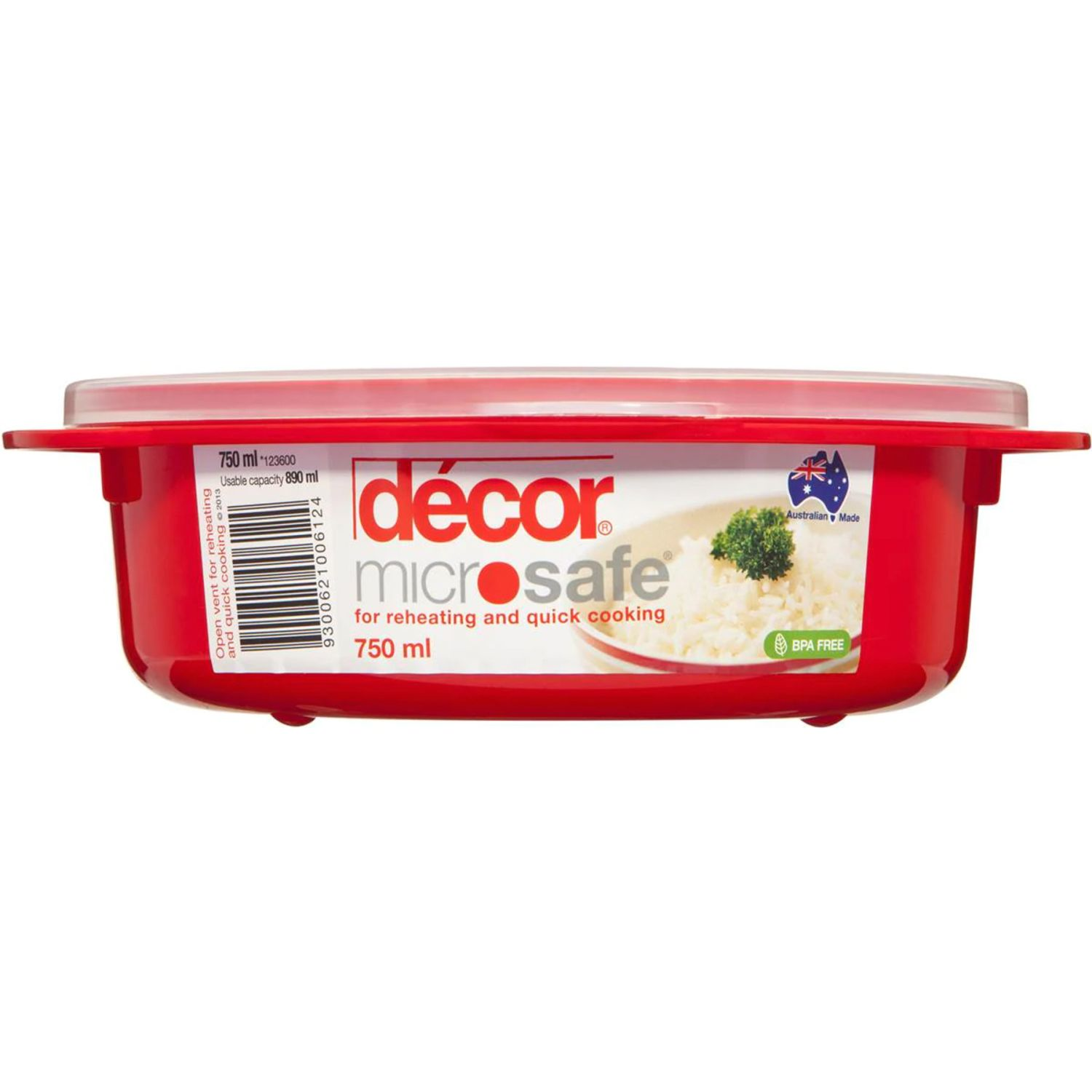 Decor Microsafe Container Round 750ml, 1 Each