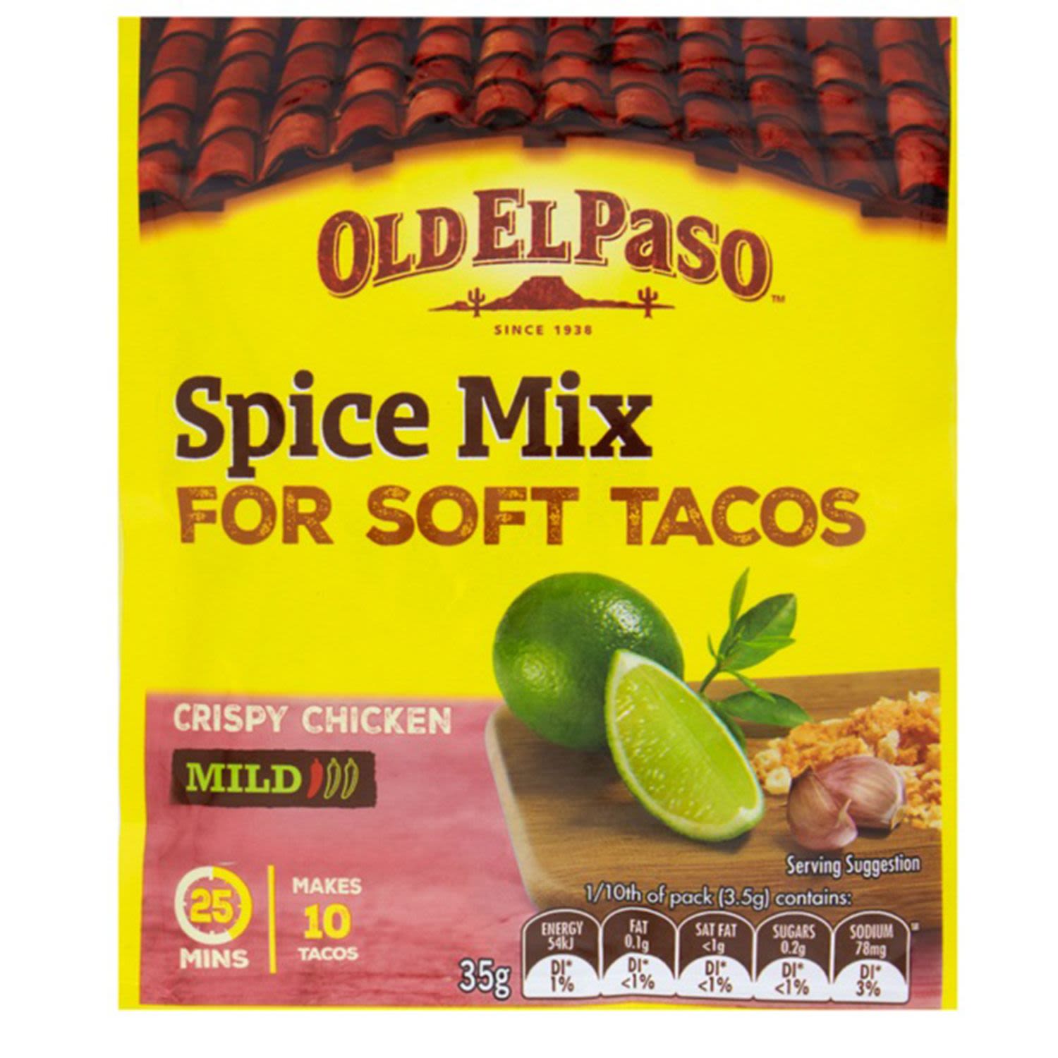 Old El Paso Mexican Crispy Chicken Spice Mix, 35 Gram