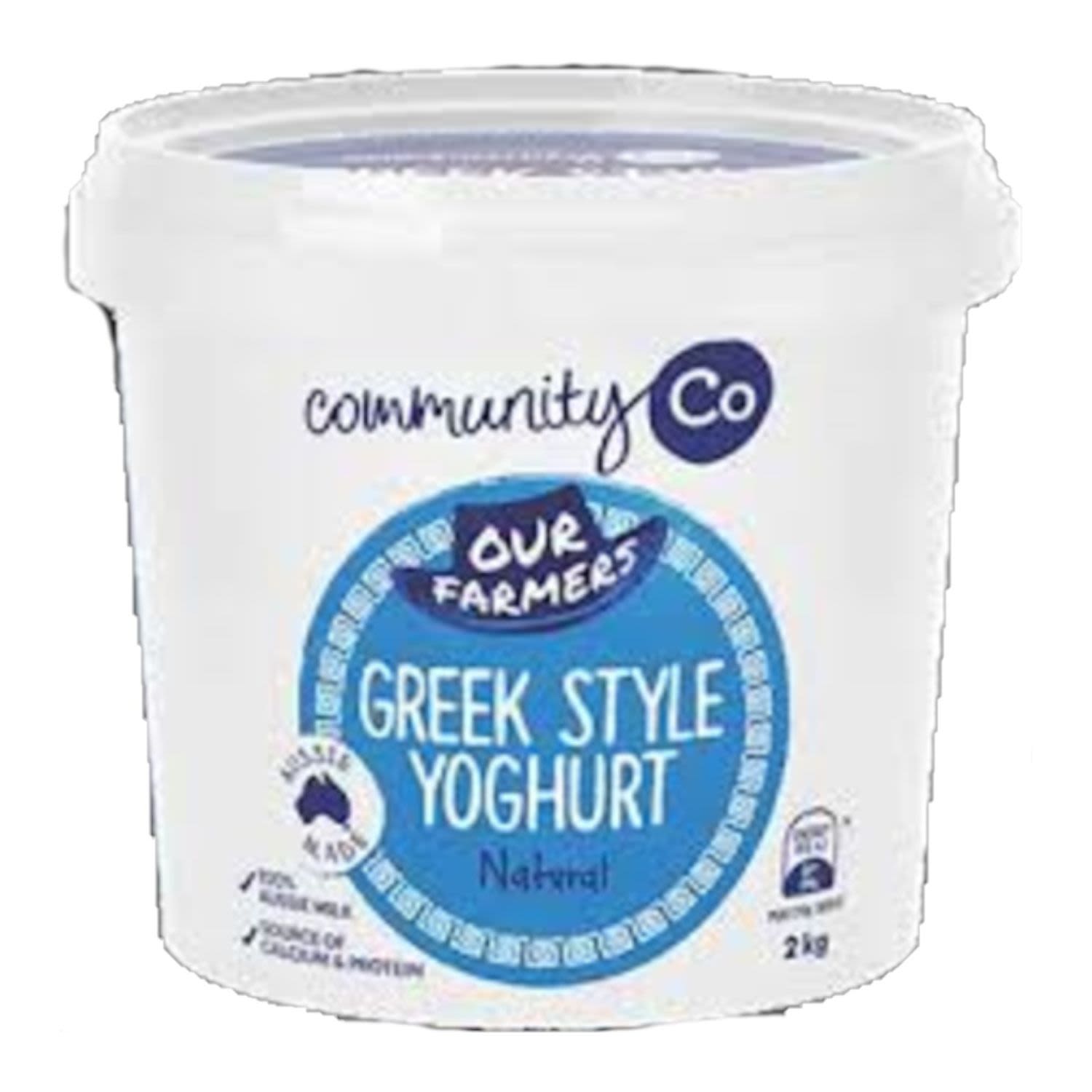 Community Co Greek Style Yoghurt, 2 Kilogram