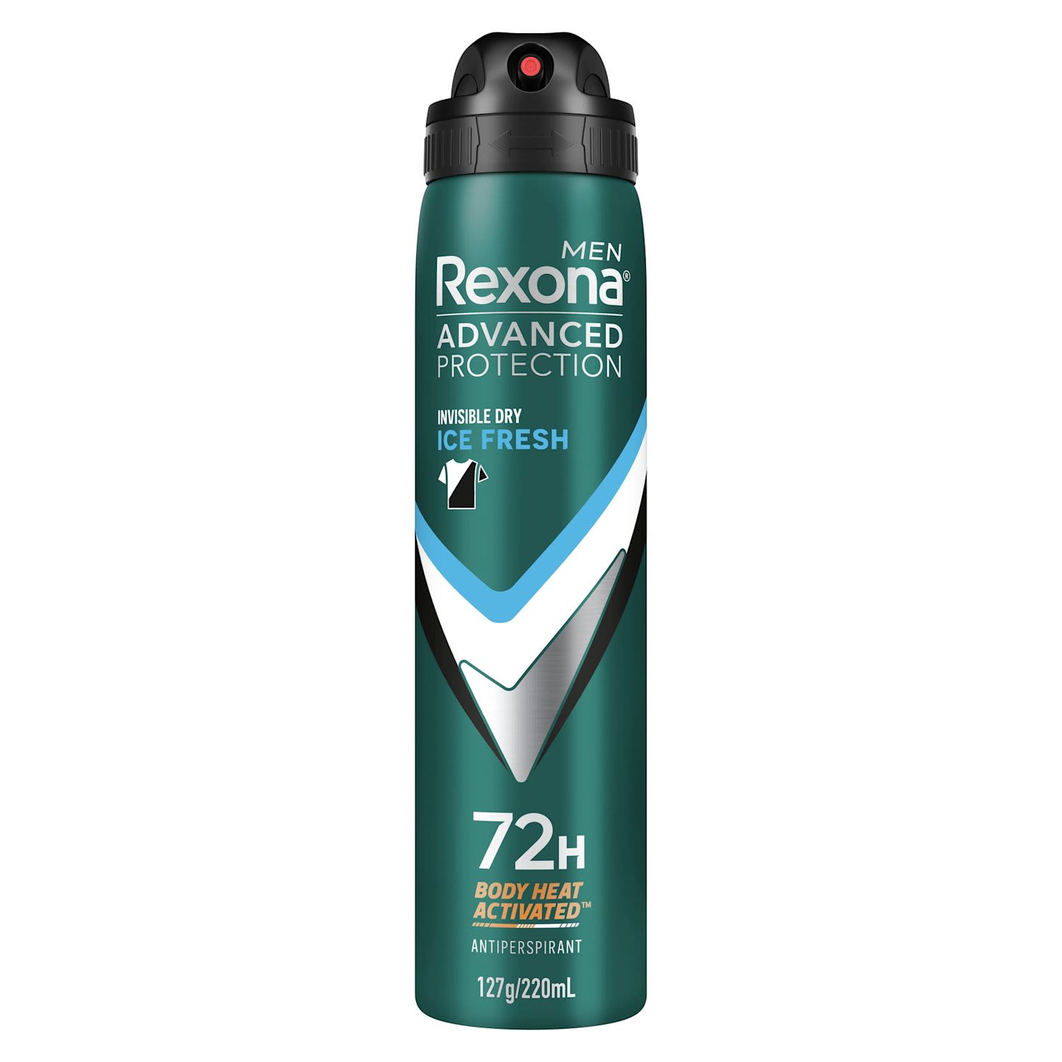 Rexona Antiperspirant Aerosol Advanced Invisible Ice Fresh with Antibacterial Protection
