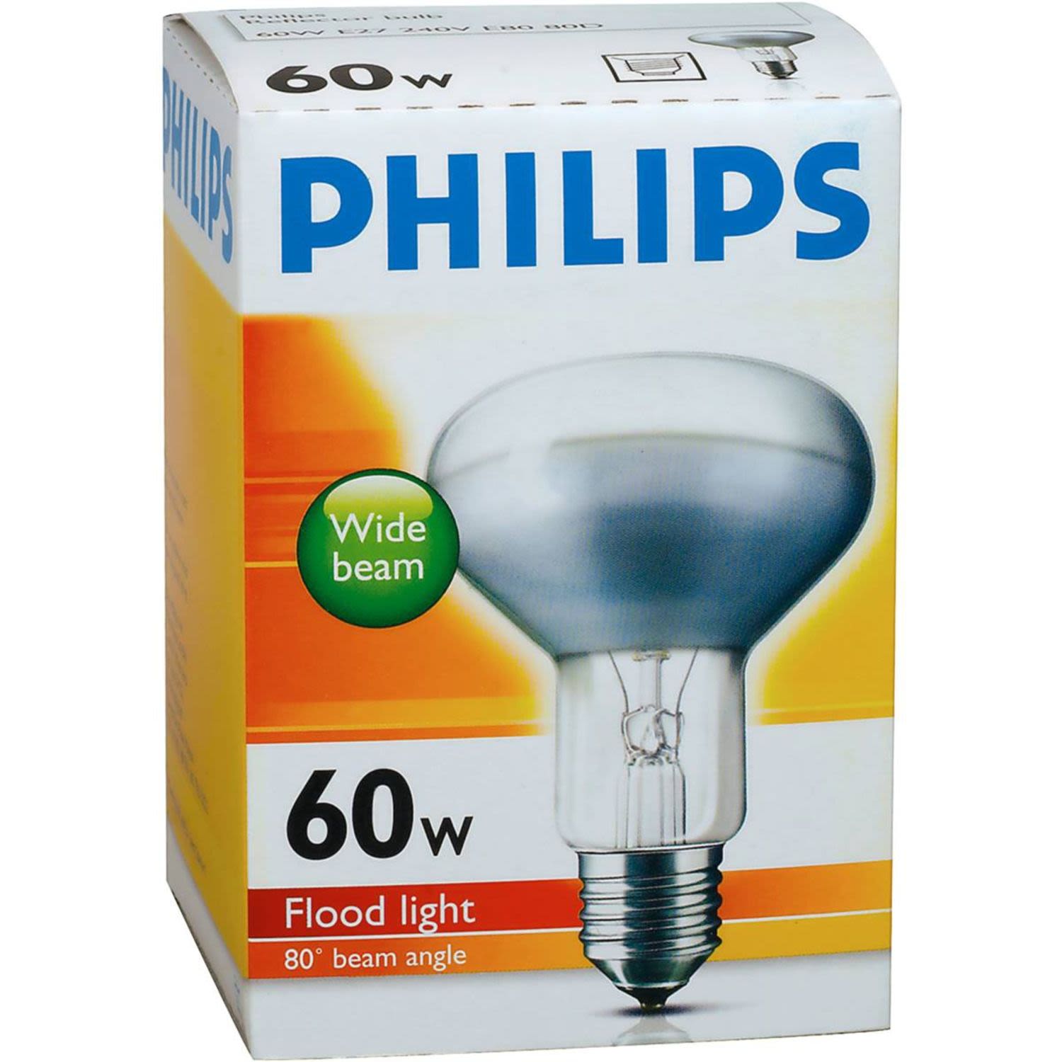Philips Reflector R80 Globe 60W ES Base IGA Shop Online